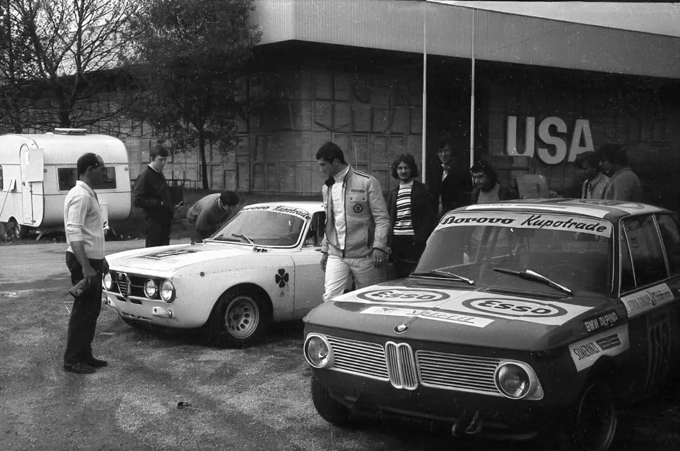 „Alfa romeo GTAm”, sa kojim je Drago Regvart debitovao u Zagrebu 1971. godine, slovio je za najveećeg konkurenta BMW-u