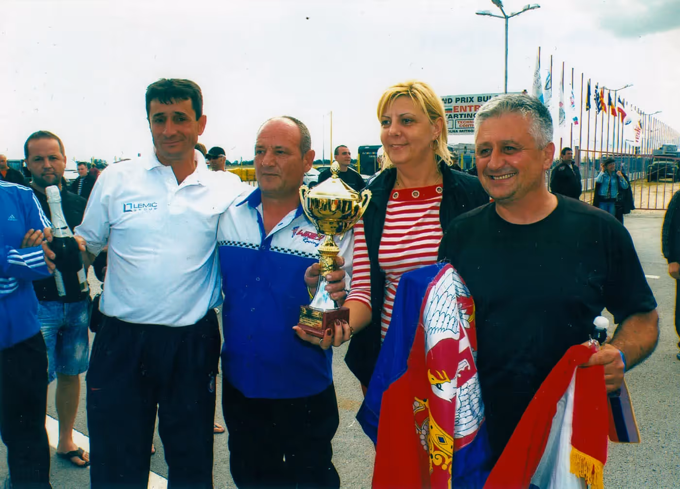 Rival, prijatelj, saradnik: Mihailović (desno) i Dragan Stanković (drugi s leva) su se dopunjavali i sarađivali na svakom aspektu unapređenja trka na ovim i balkanskim prostorima 