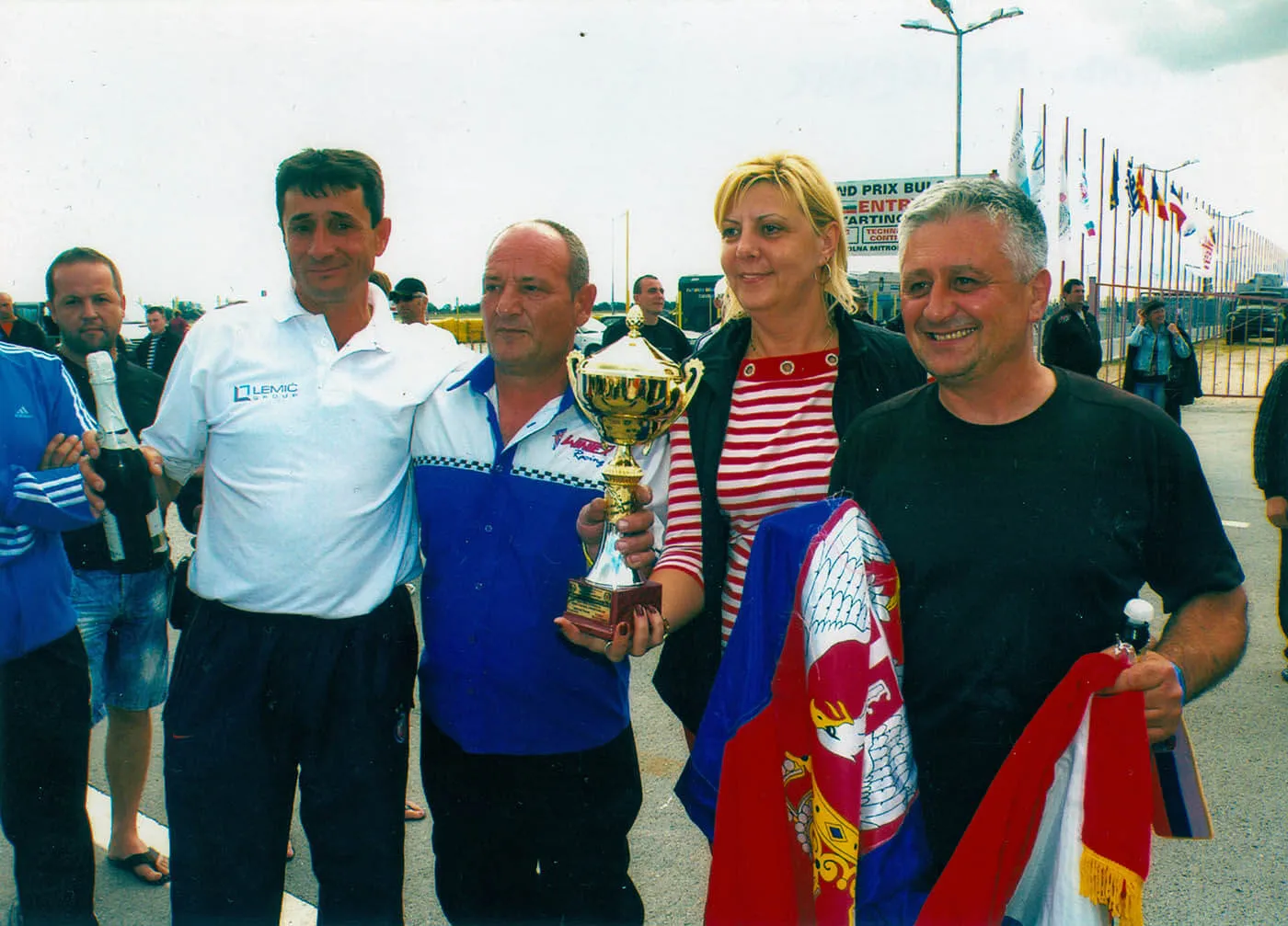 Rival, prijatelj, saradnik: Mihailović (desno) i Dragan Stanković (drugi s leva) su se dopunjavali i sarađivali na svakom aspektu unapređenja trka na ovim i balkanskim prostorima 