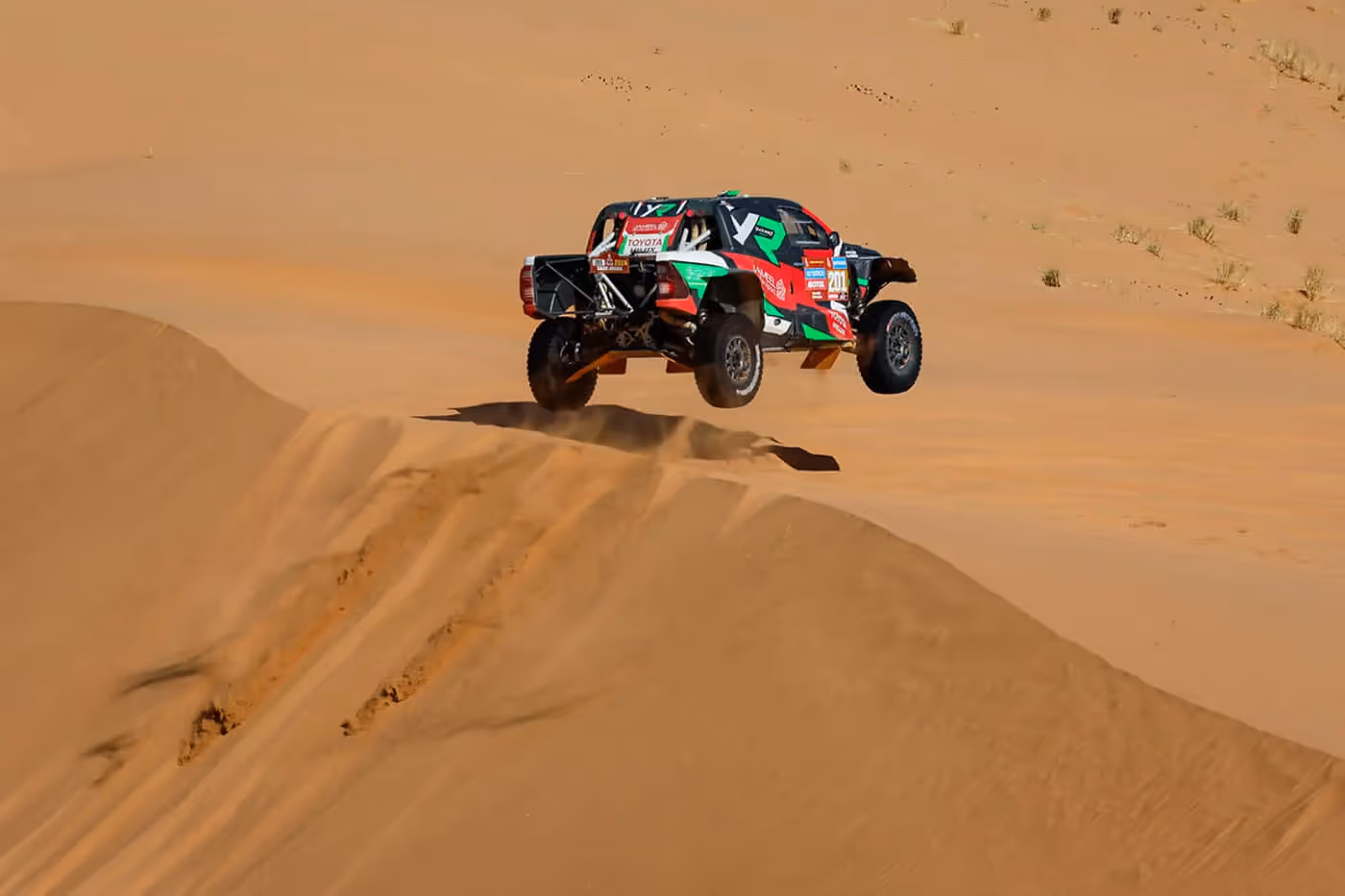 Pod ruku sa Loebom: Jazid Al Rađi je bio vodeći do momenta višestrukog prevrtanja tokom šestog dana, pa su snovi o pobedi domaćina još jednom raspršeni