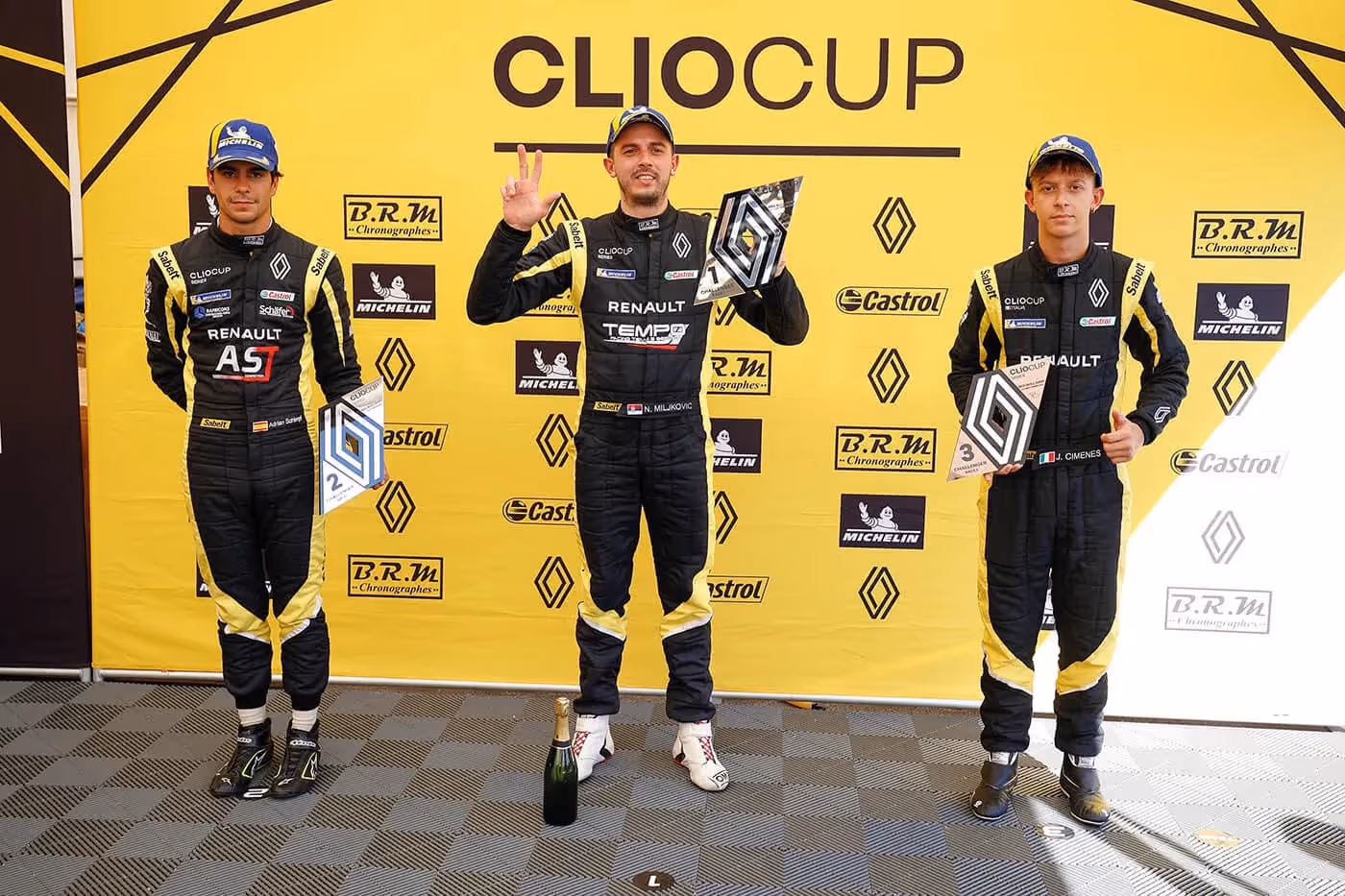 Još jednom na podijumu: Pobeda u Čelindžer kupu ostavlja Miljkovića u trci za naslov šampiona klase, koja okuplja mlade vozače i debitante