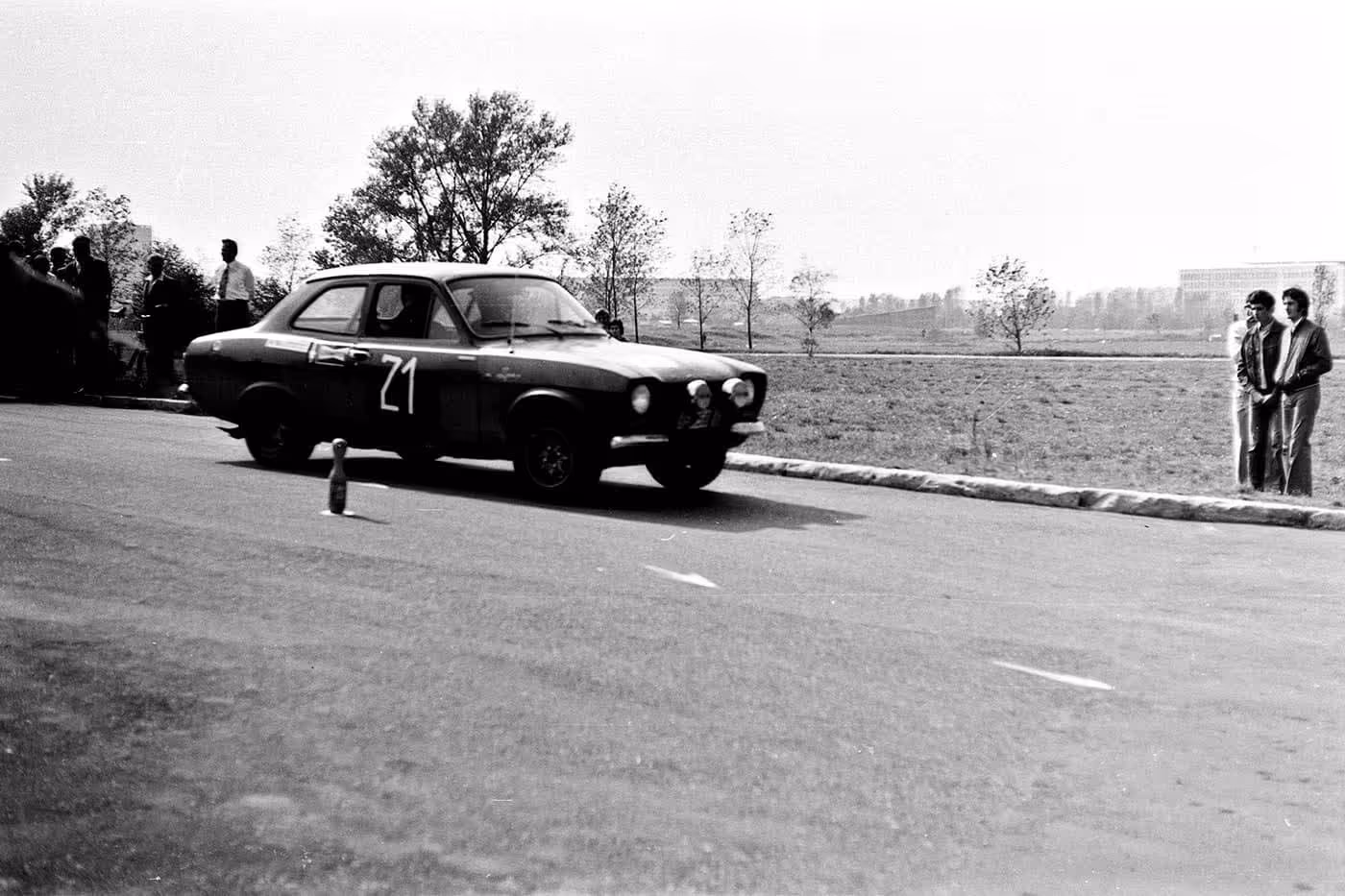 Mihajlo Tatalović u „eskortu 1300 TC” na reliju „Bratstvo i jedinstvo” 1973. godine