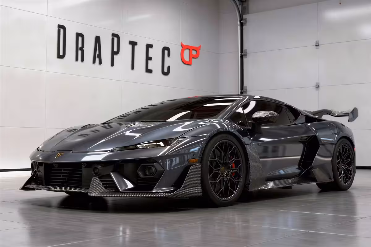 Carbon-fiber aero package for the Lamborghini Temerario