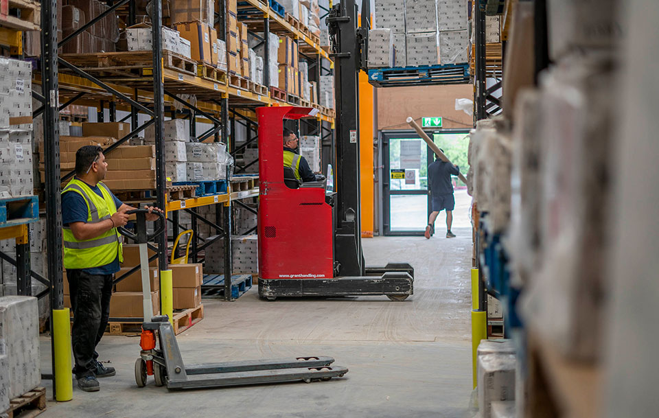 MAH warehouse interior