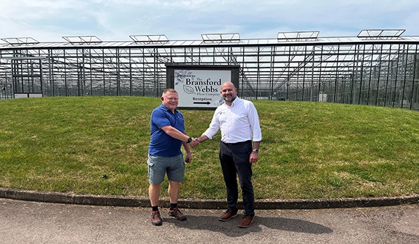 Richard Colbourne (Right) of Bransford Webbs with Lyndon Bendall of OGL Software