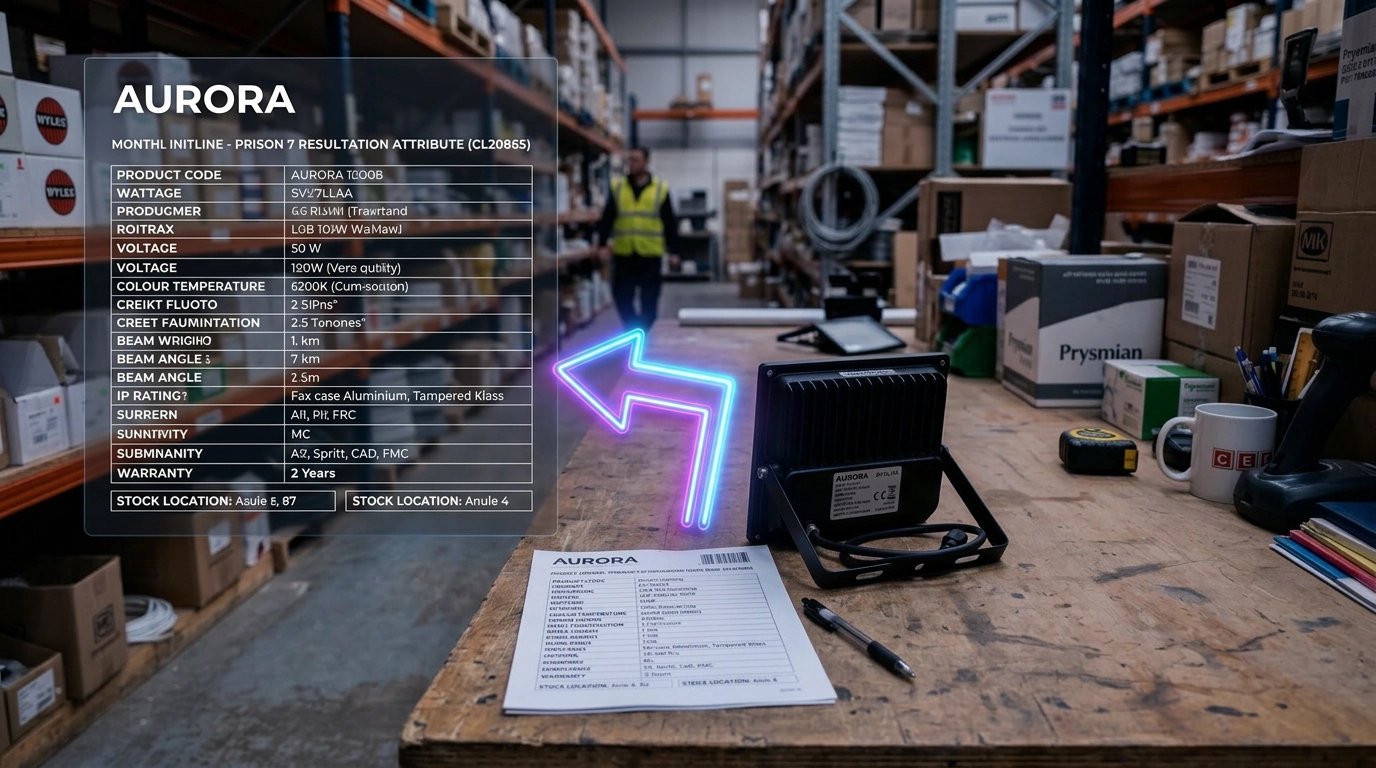 Complex product attributes in Electrical wholesale
