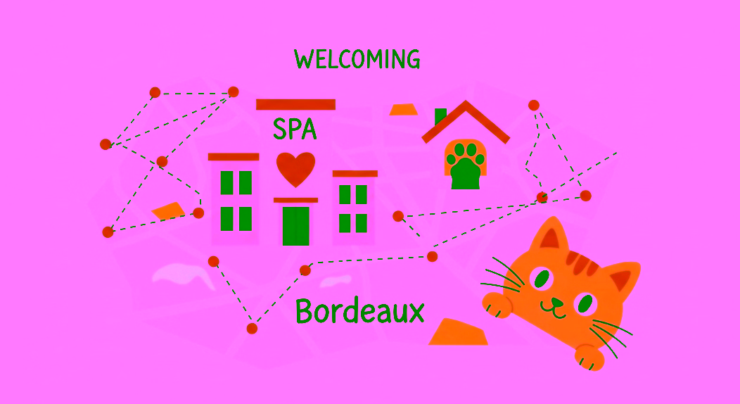 Illustration de la SPA dans une carte de la ville de Bordeaux