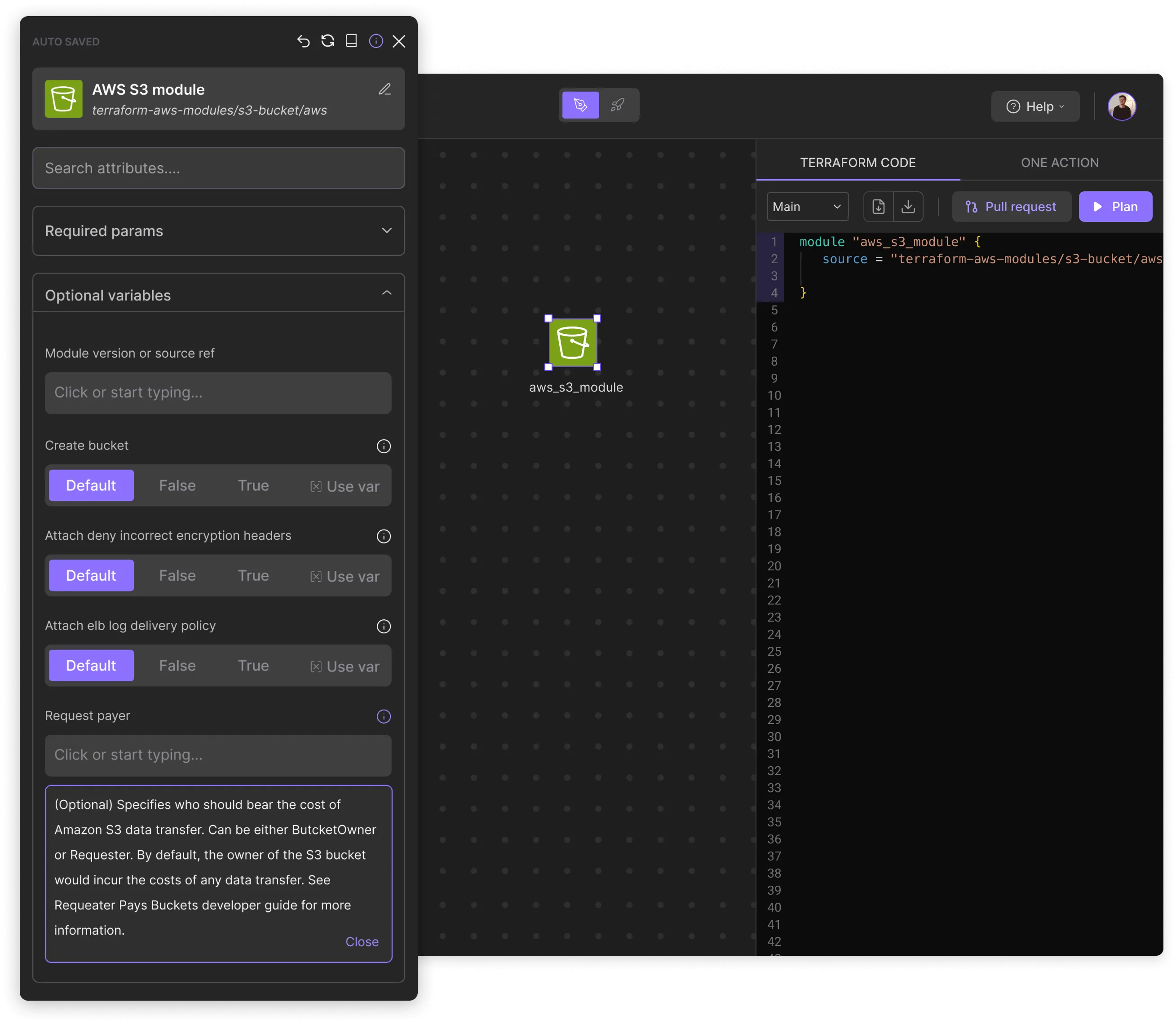 cloud diagram configuration