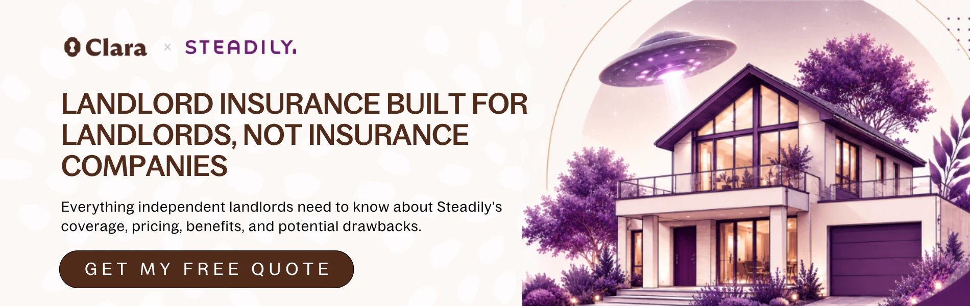 Steadily Landlord Insurance Calculator Banner