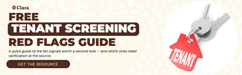 tenant screening red flags