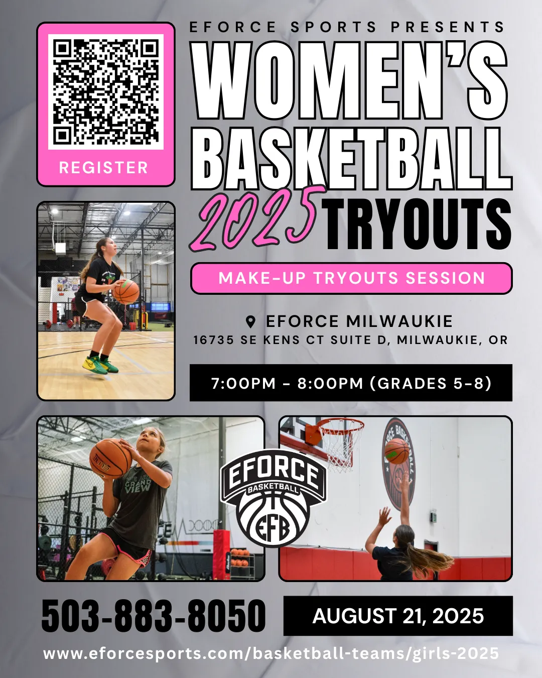 EForce Girls Basketball Tryouts