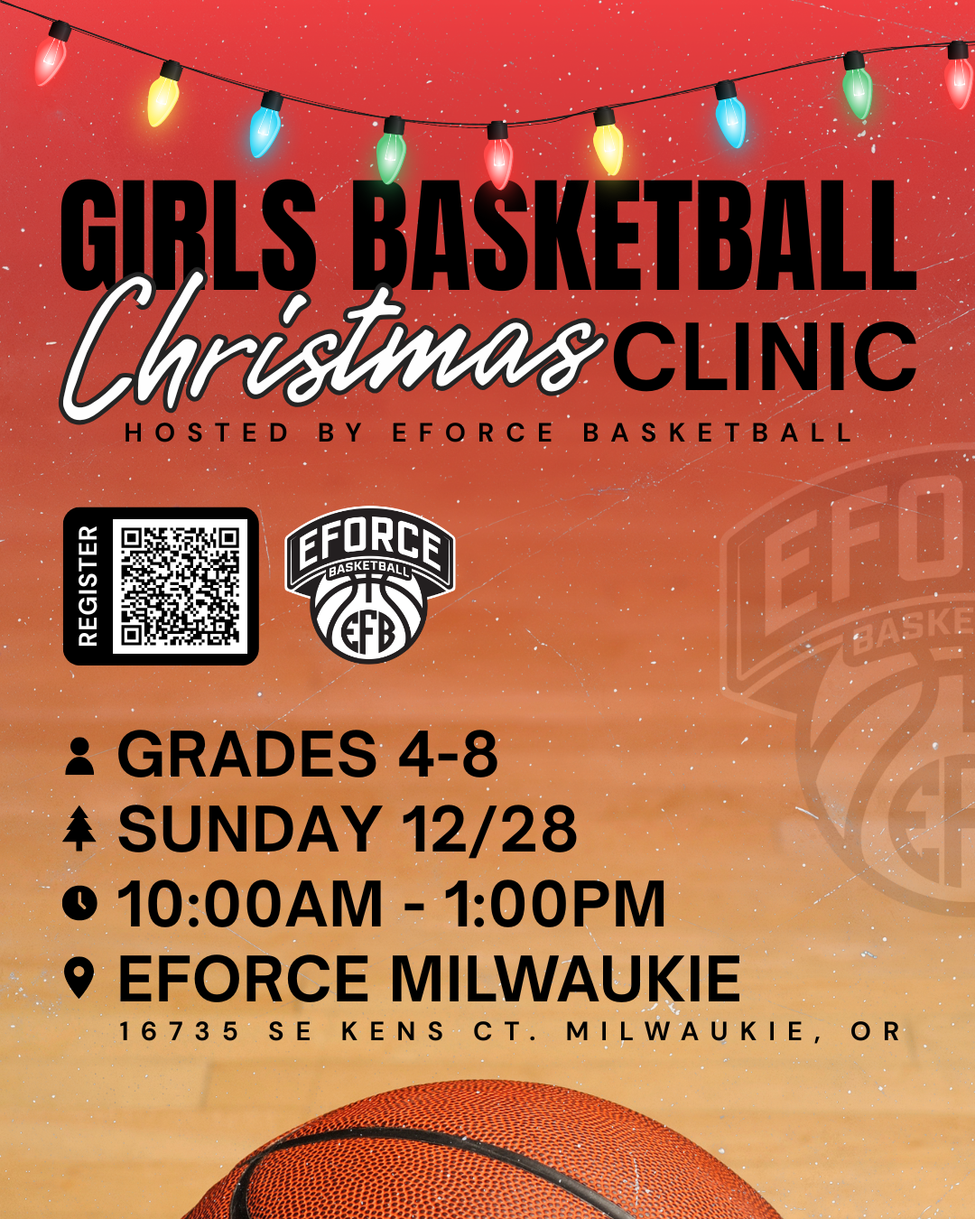 Girls Basketball Christmas Clinic