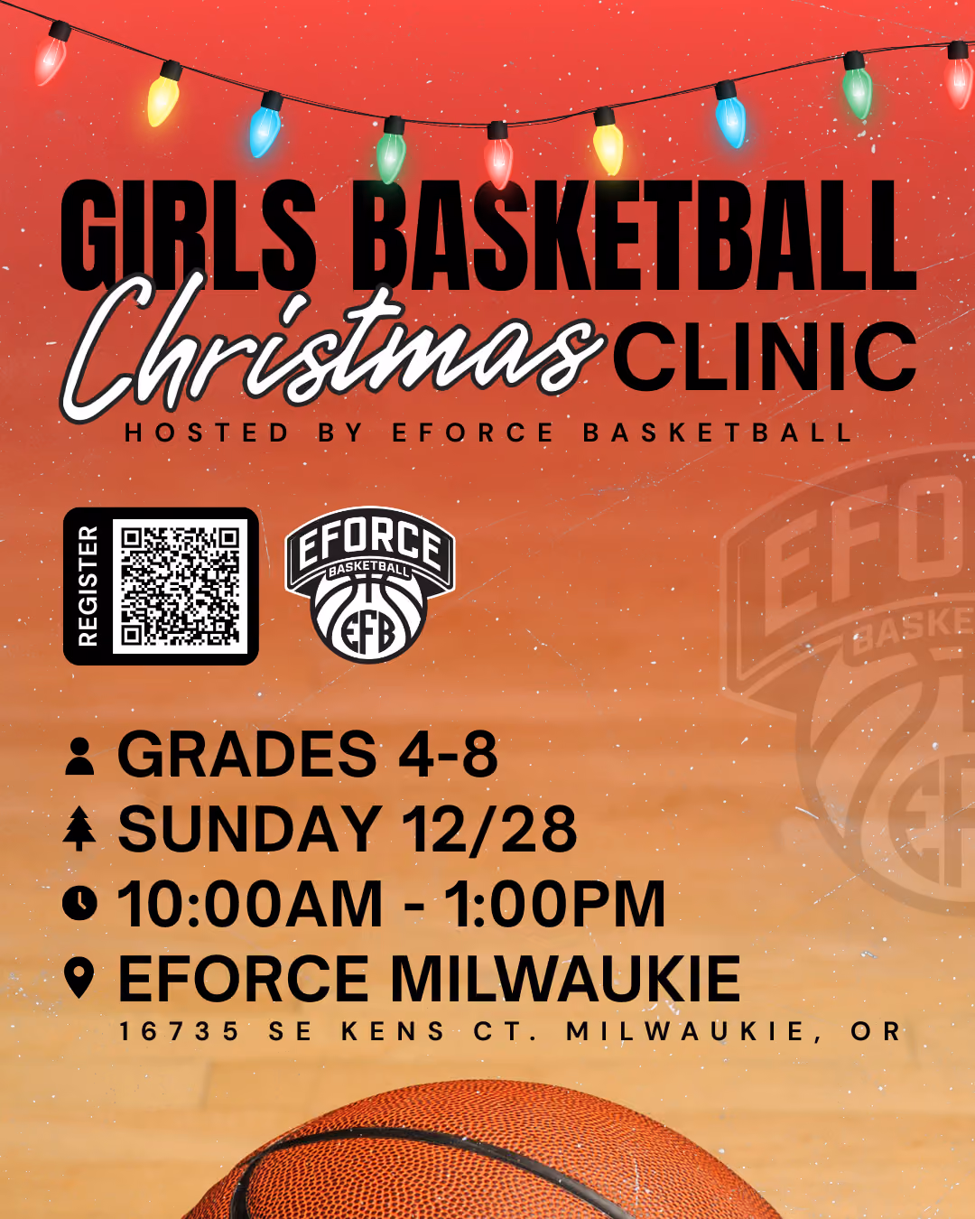 Girls Basketball Christmas Clinic