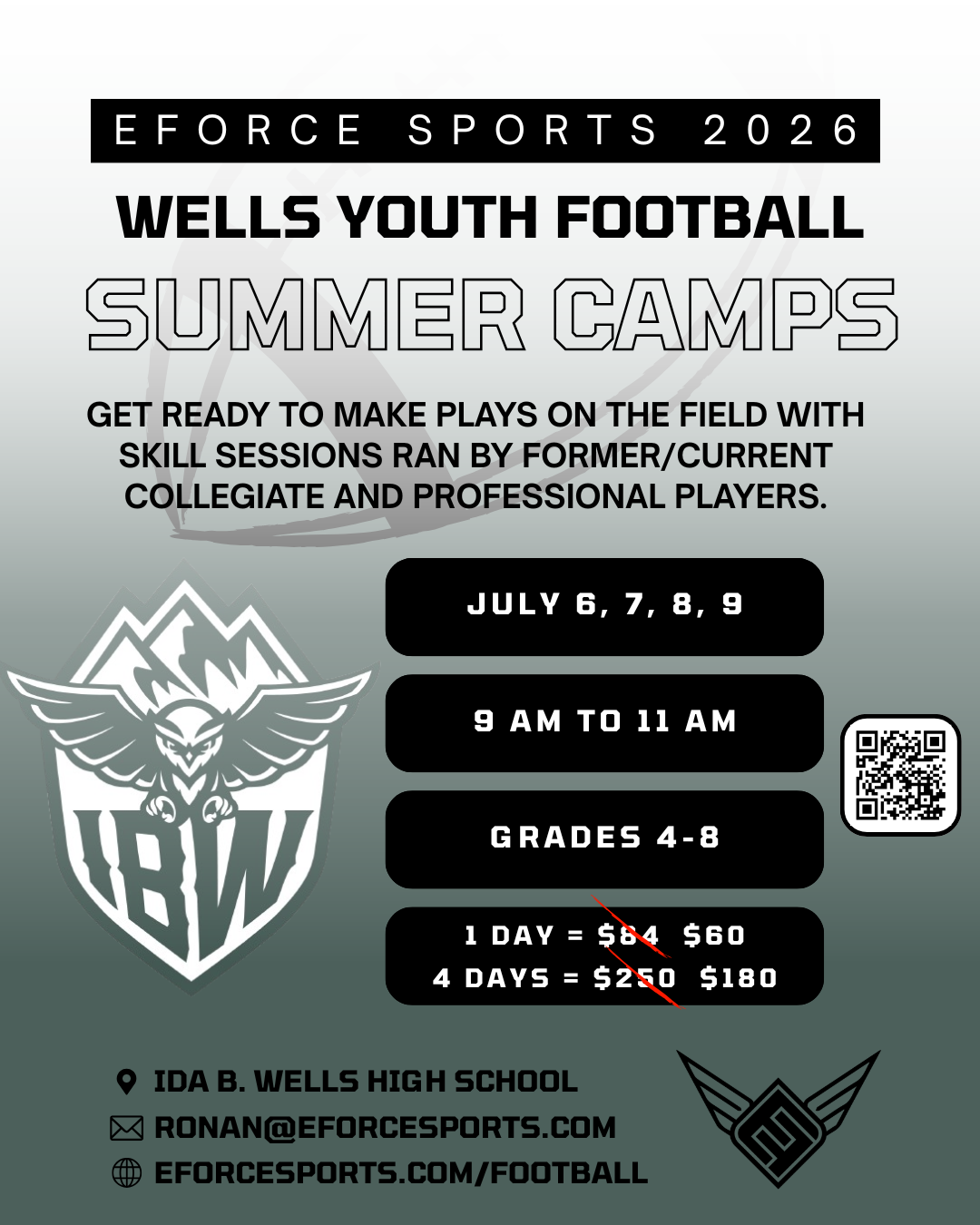 Wells Youth Summer Football Camp