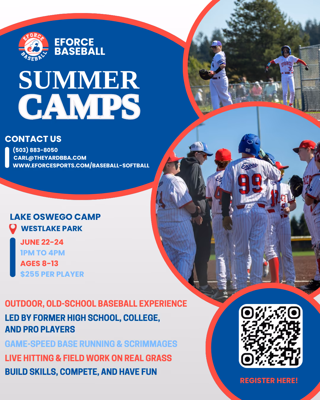 WESTSIDE SUMMER BASEBALL CAMP - LAKE OSWEGO