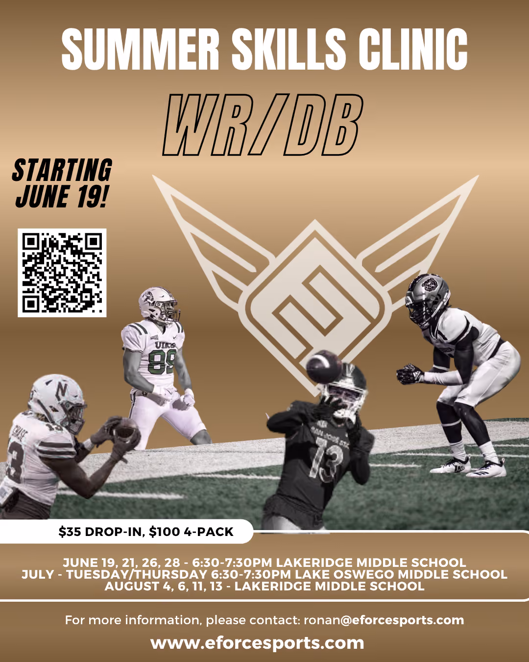 WR/DB Summer Skills Clinic