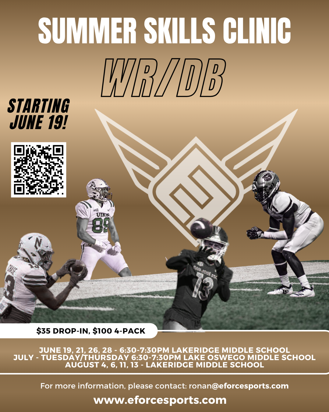 WR/DB Summer Skills Clinic
