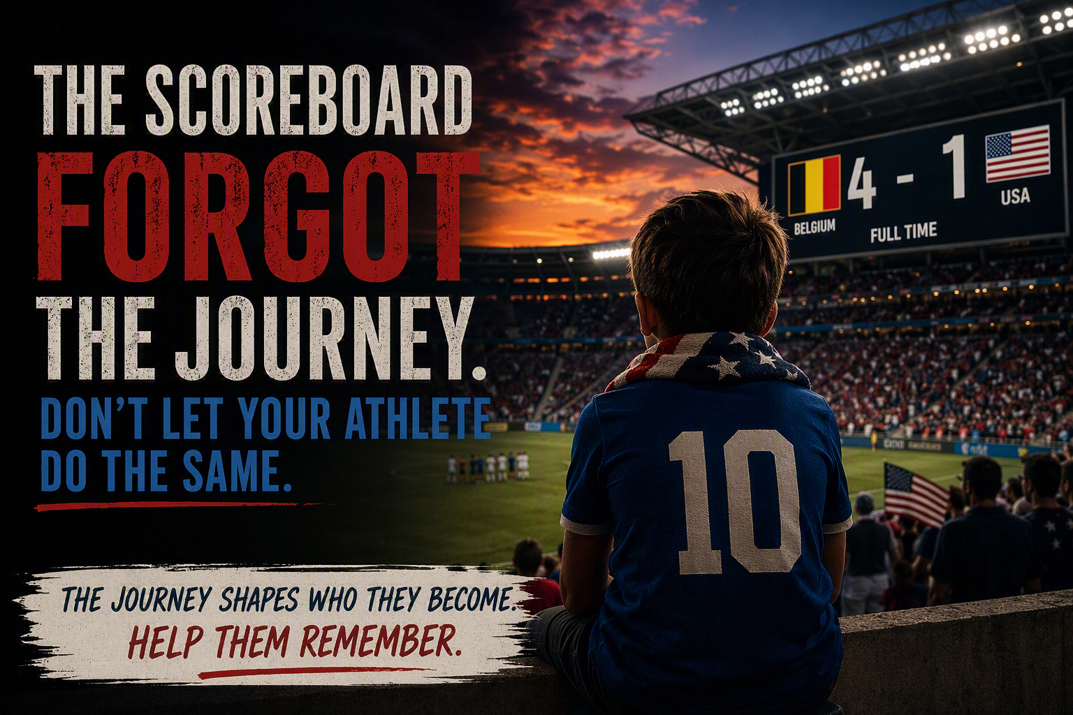 The Scoreboard Forgot the Journey. Don't Let Your Athlete Do the Same.