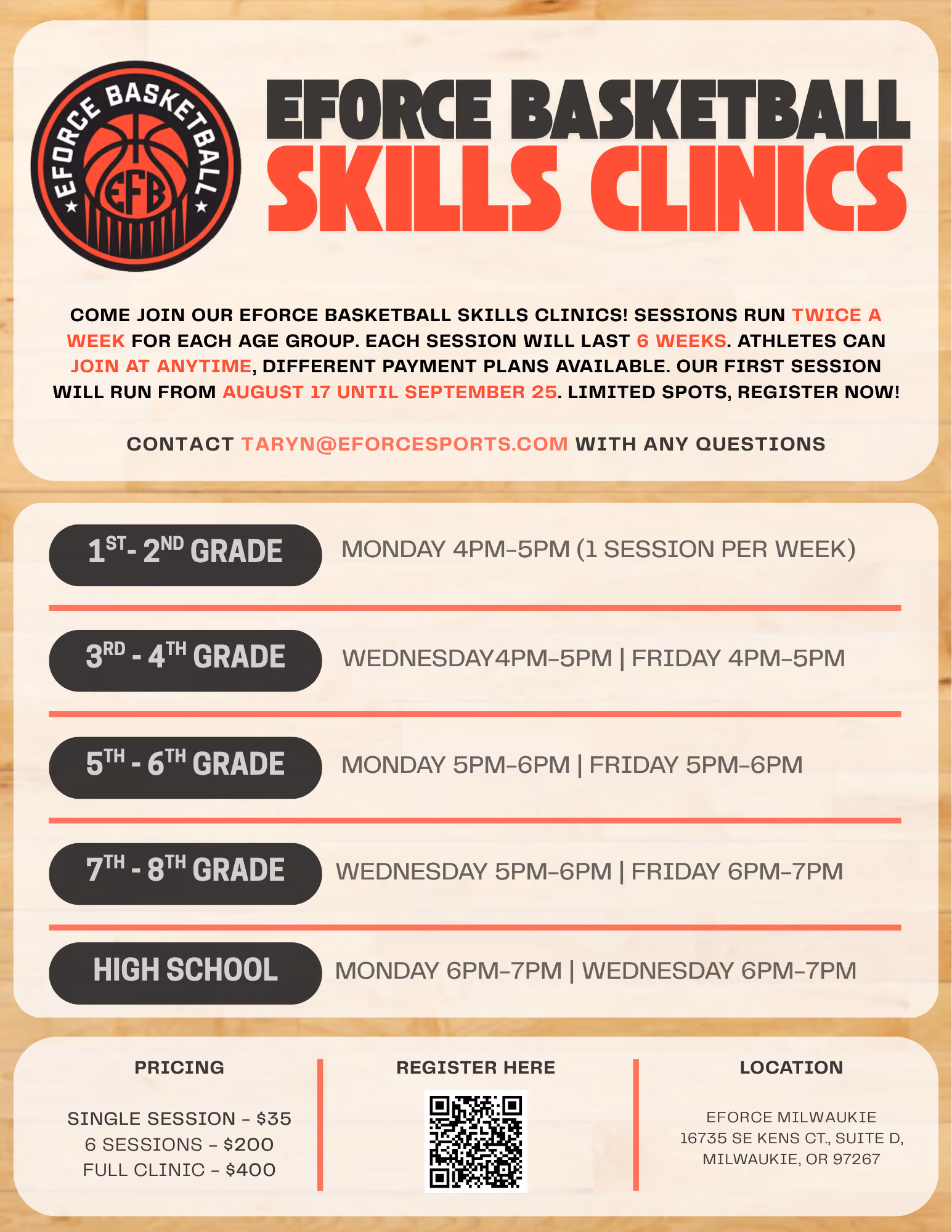 Basketball Skills Clinics