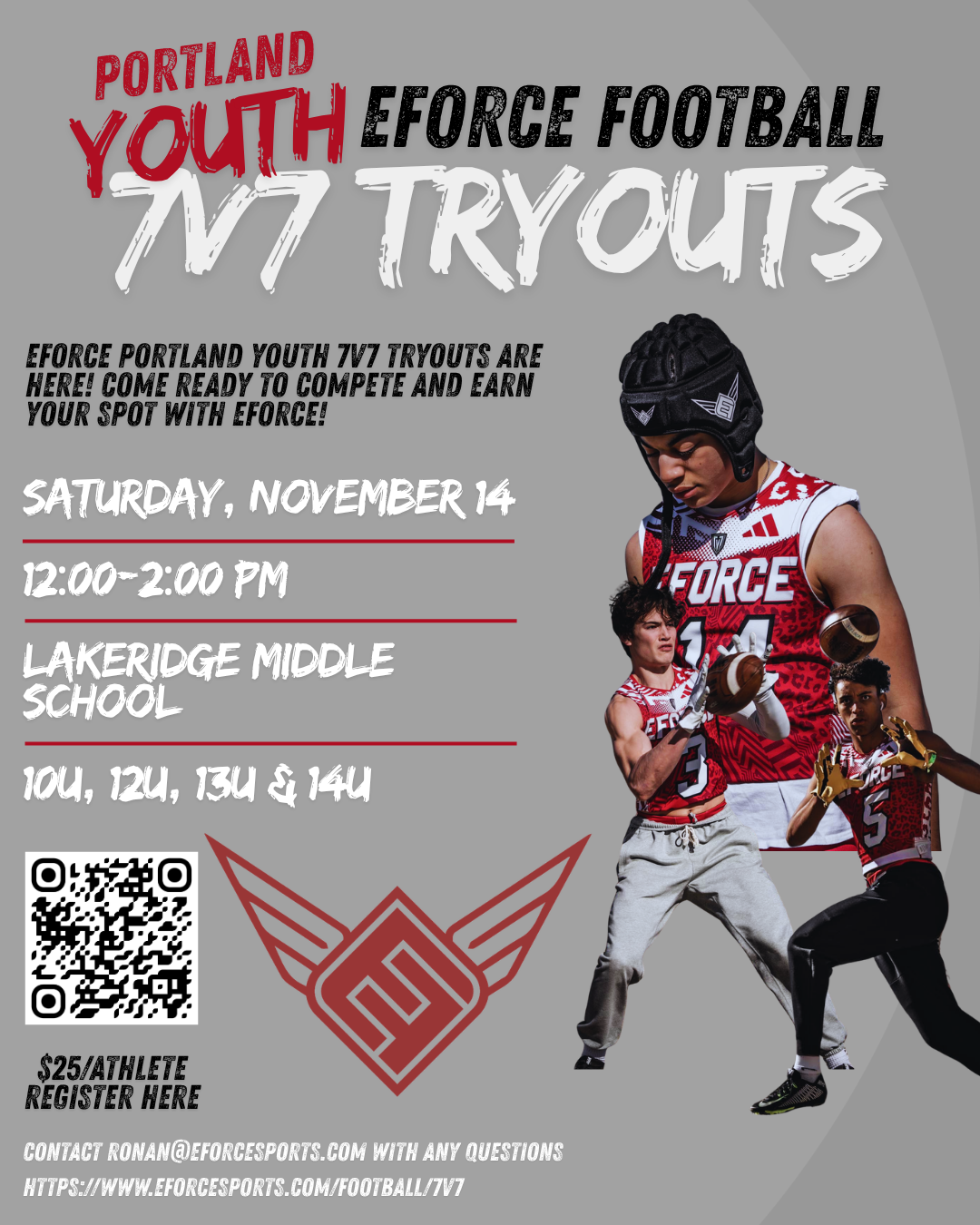 Portland Youth 7v7 Tryouts 2027