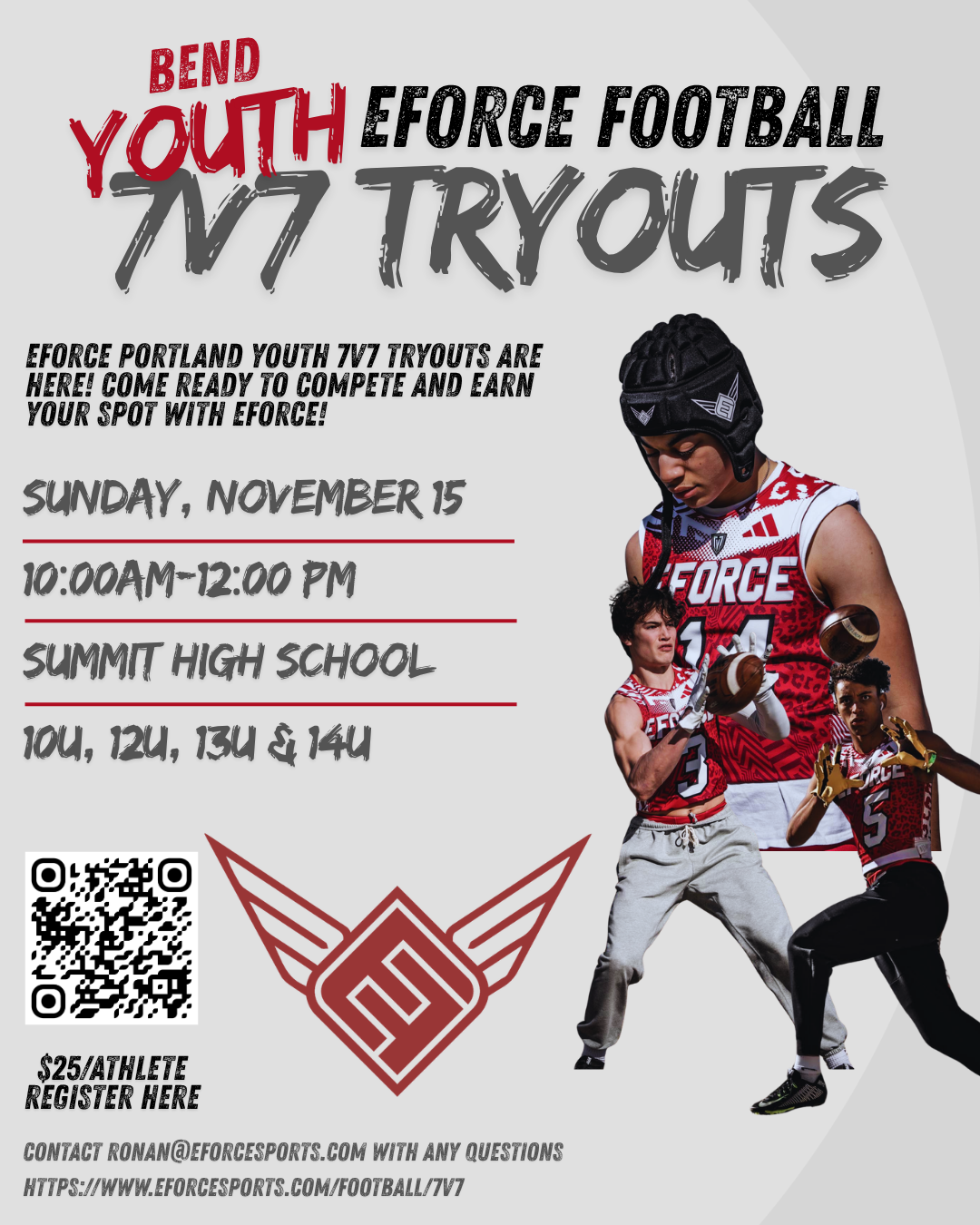 Bend Youth 7v7 Tryouts 2027