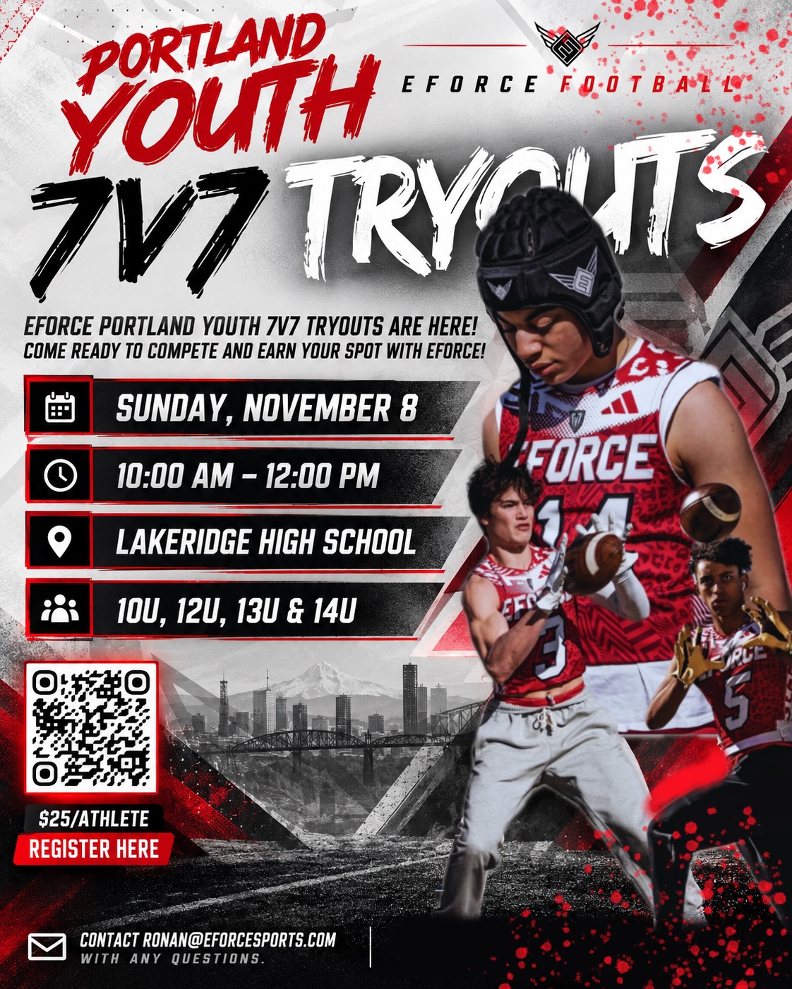Portland Youth 7v7 Tryouts 2027