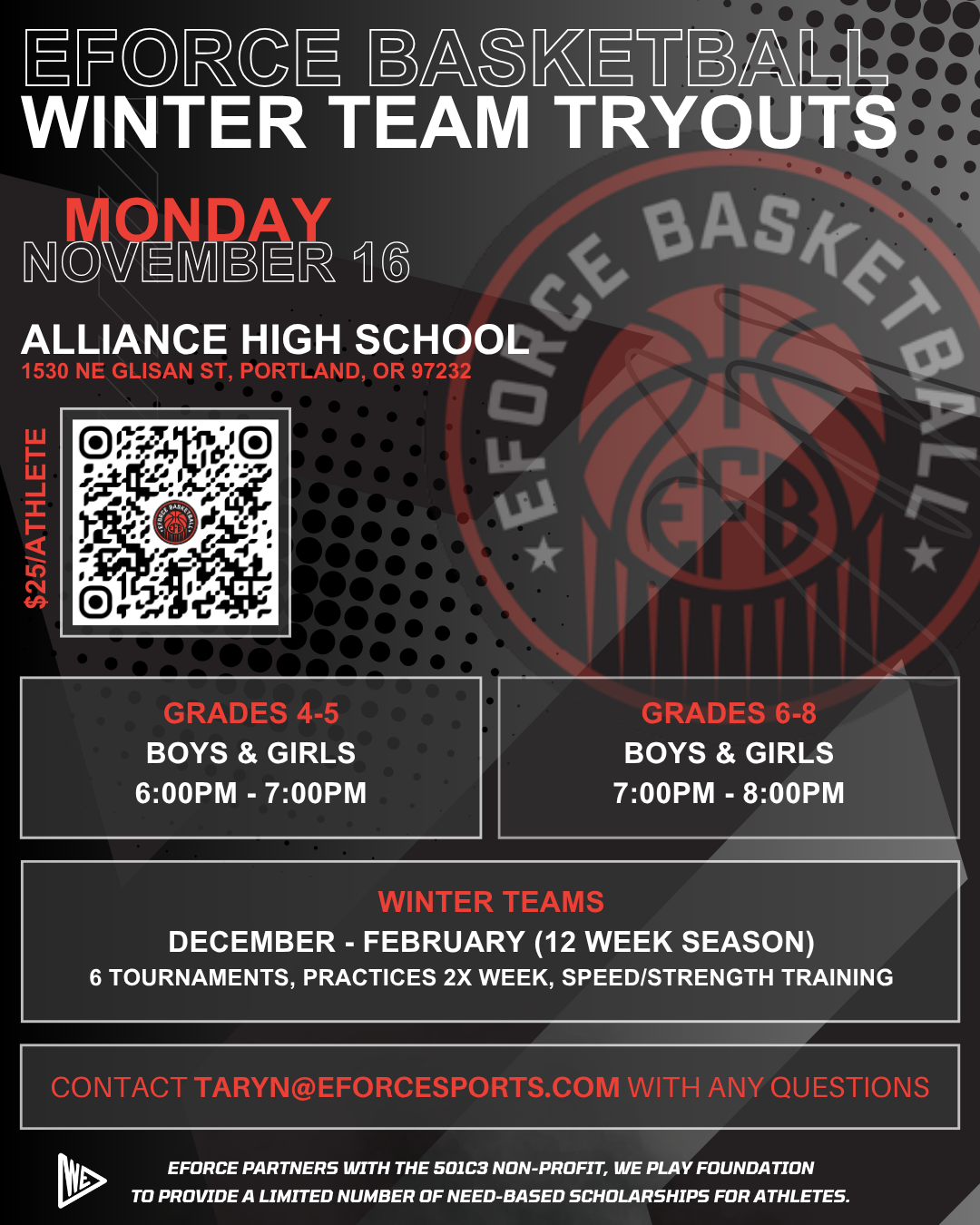 Winter 2026 Team Tryouts