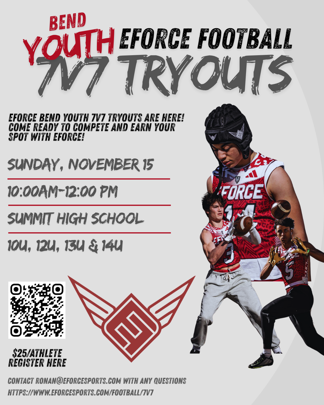 Bend Youth 7v7 Tryouts 2027