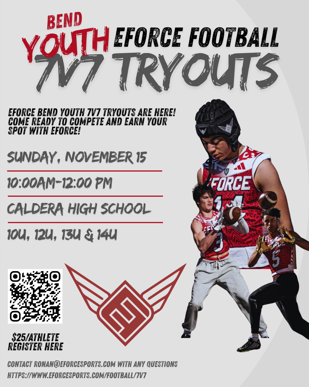Bend Youth 7v7 Tryouts 2027