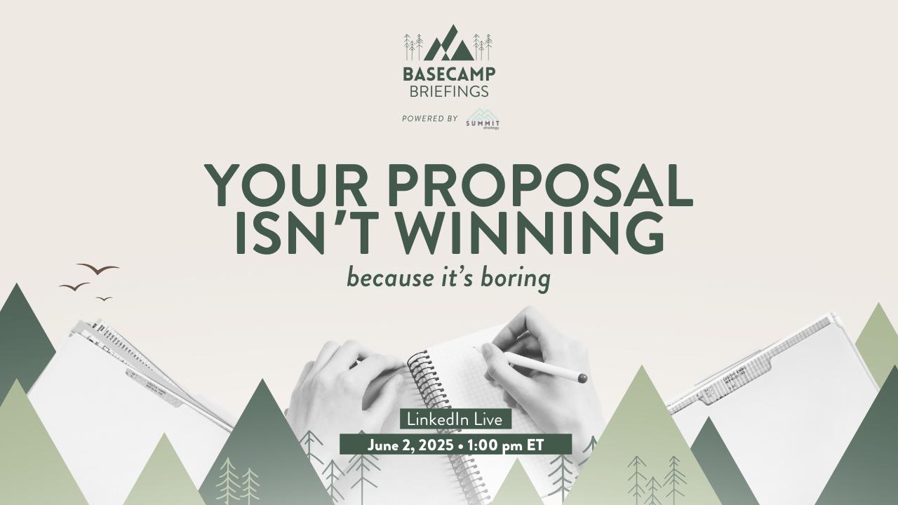 Your proposal isn't winning because it's boring.