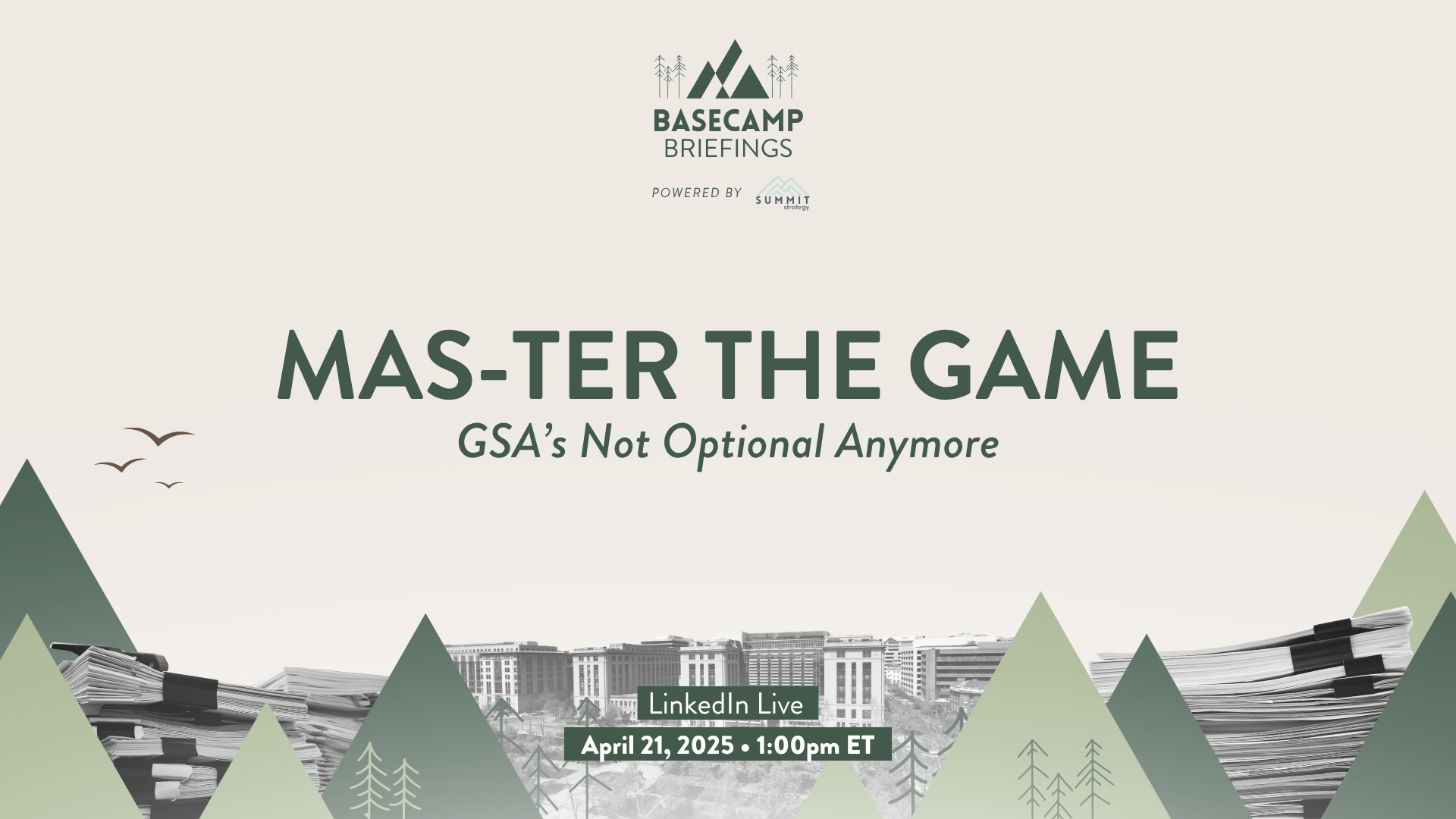 MAS-ter the game - GSA's not optional anymore