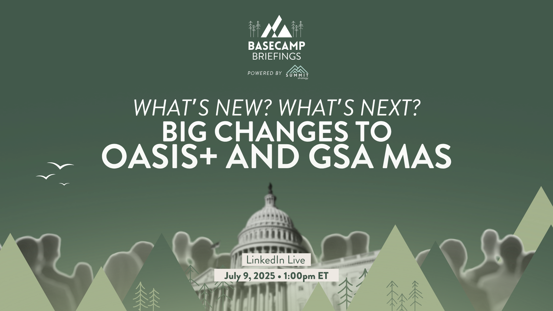 What's New? What's Next? Big Changes to OASIS+ and GSA MAS