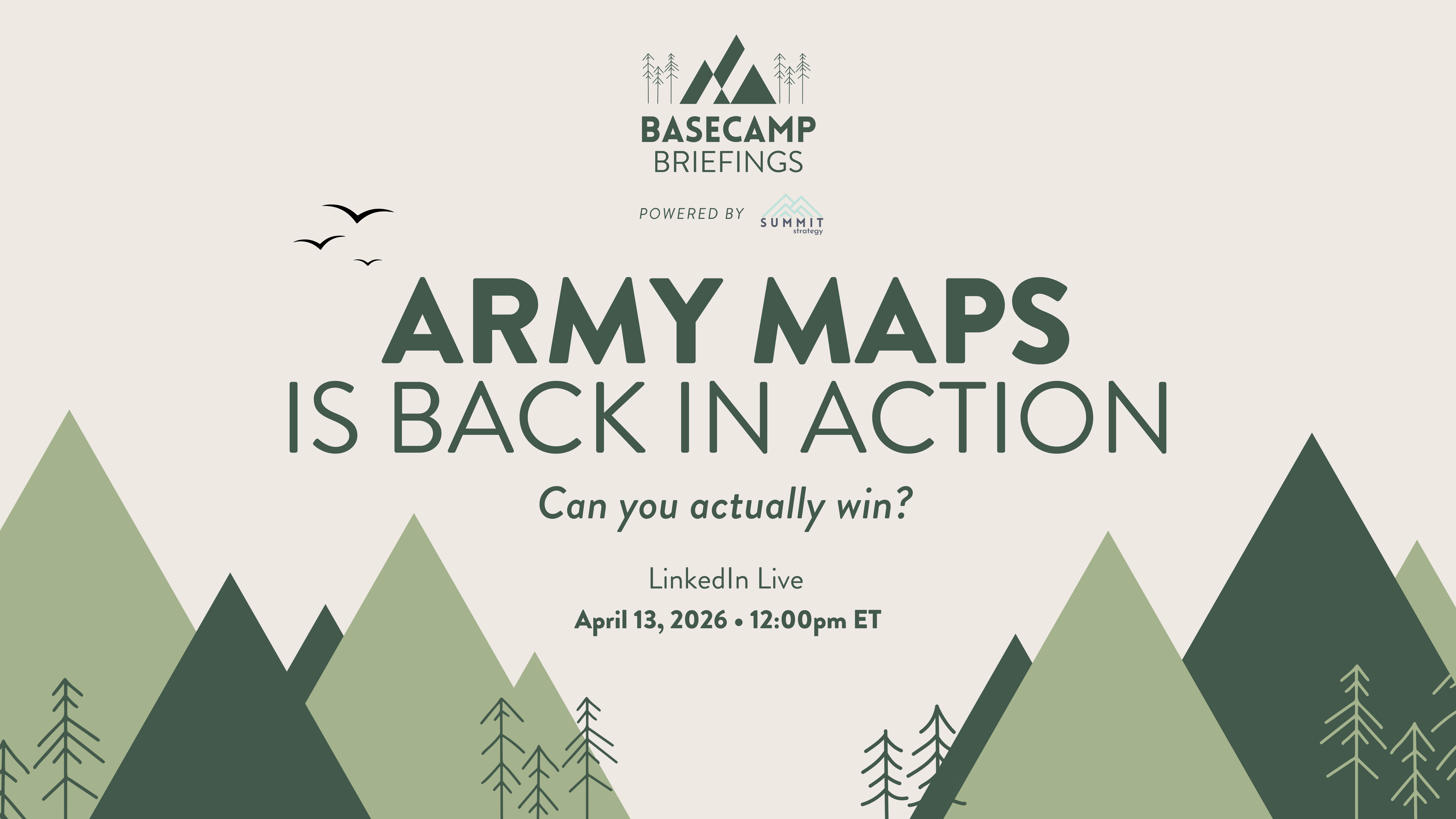Army MAPS is Back in Action - Save your spot