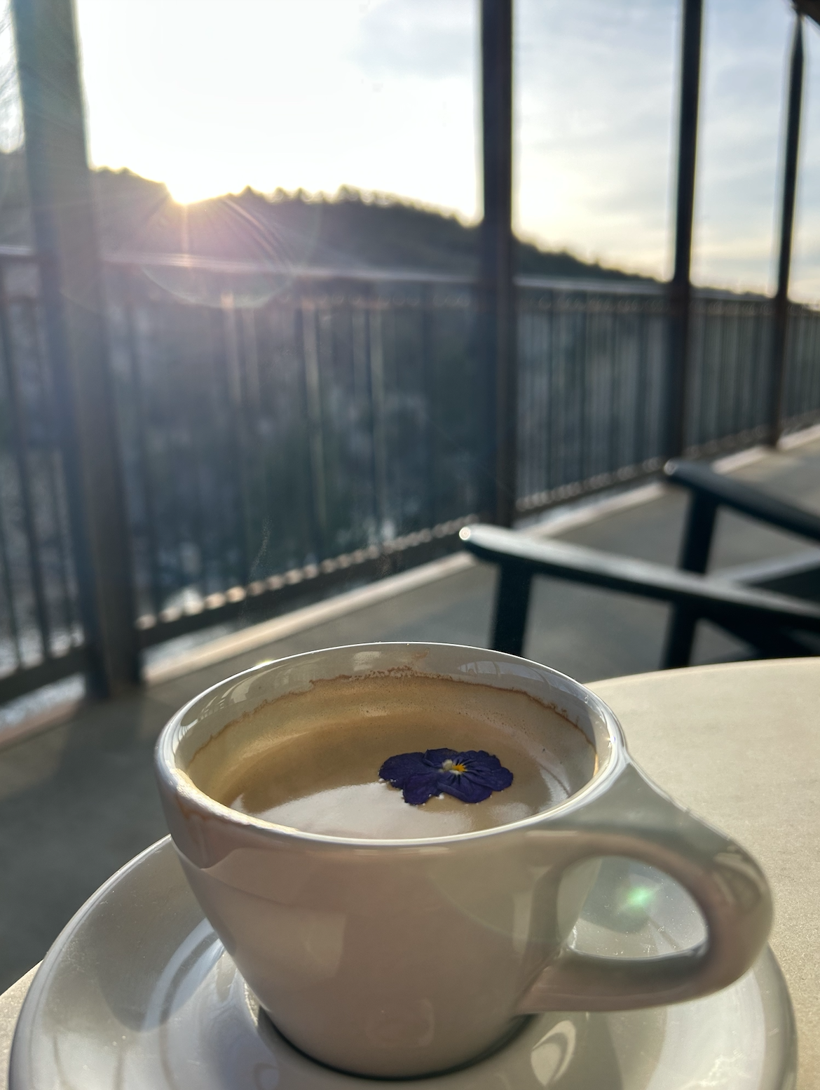Surf Hotel Buena Vista guest room balcony and coffee