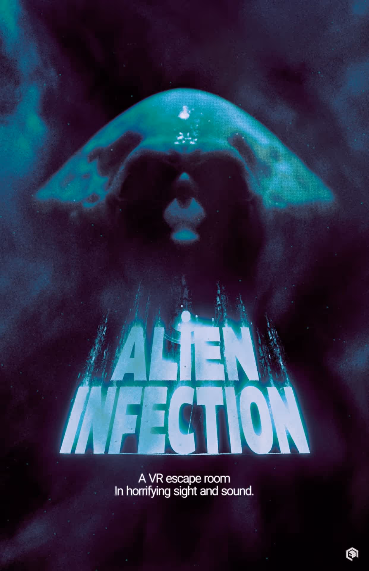 Poster for the VR escape room Alien Infection.