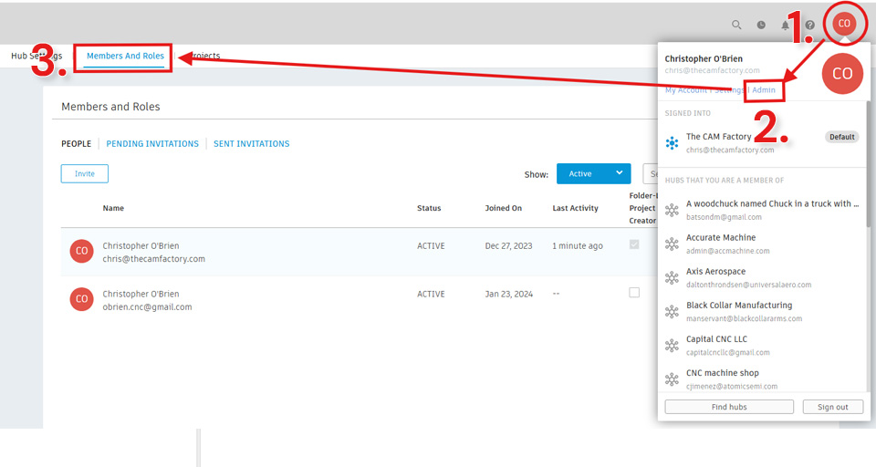 visit the fusion admin settings page