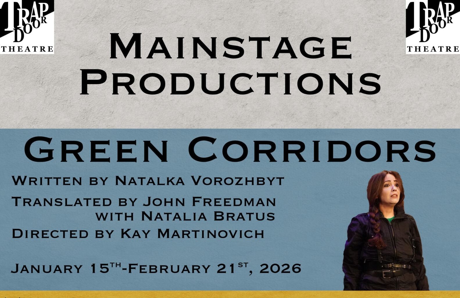 Green Corridors Play by Natalka Vorozhbyt