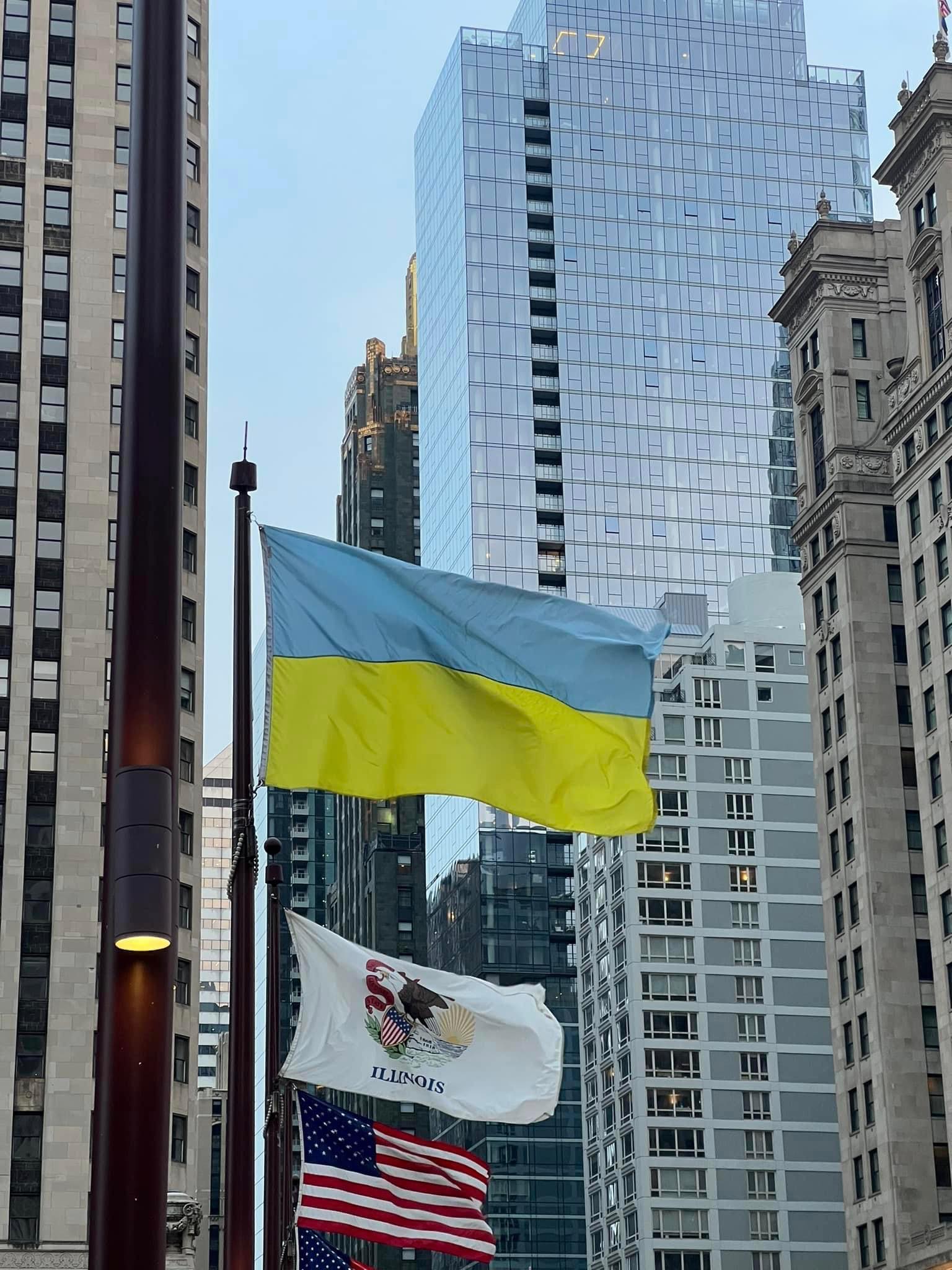 Flag Raising for Ukraine Independence Day