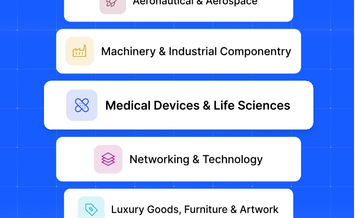 Industries Stream ships for, including medical devices and life sciences