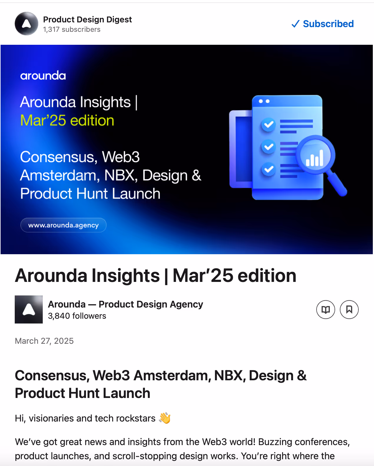 Arounda Insights Mar 2025