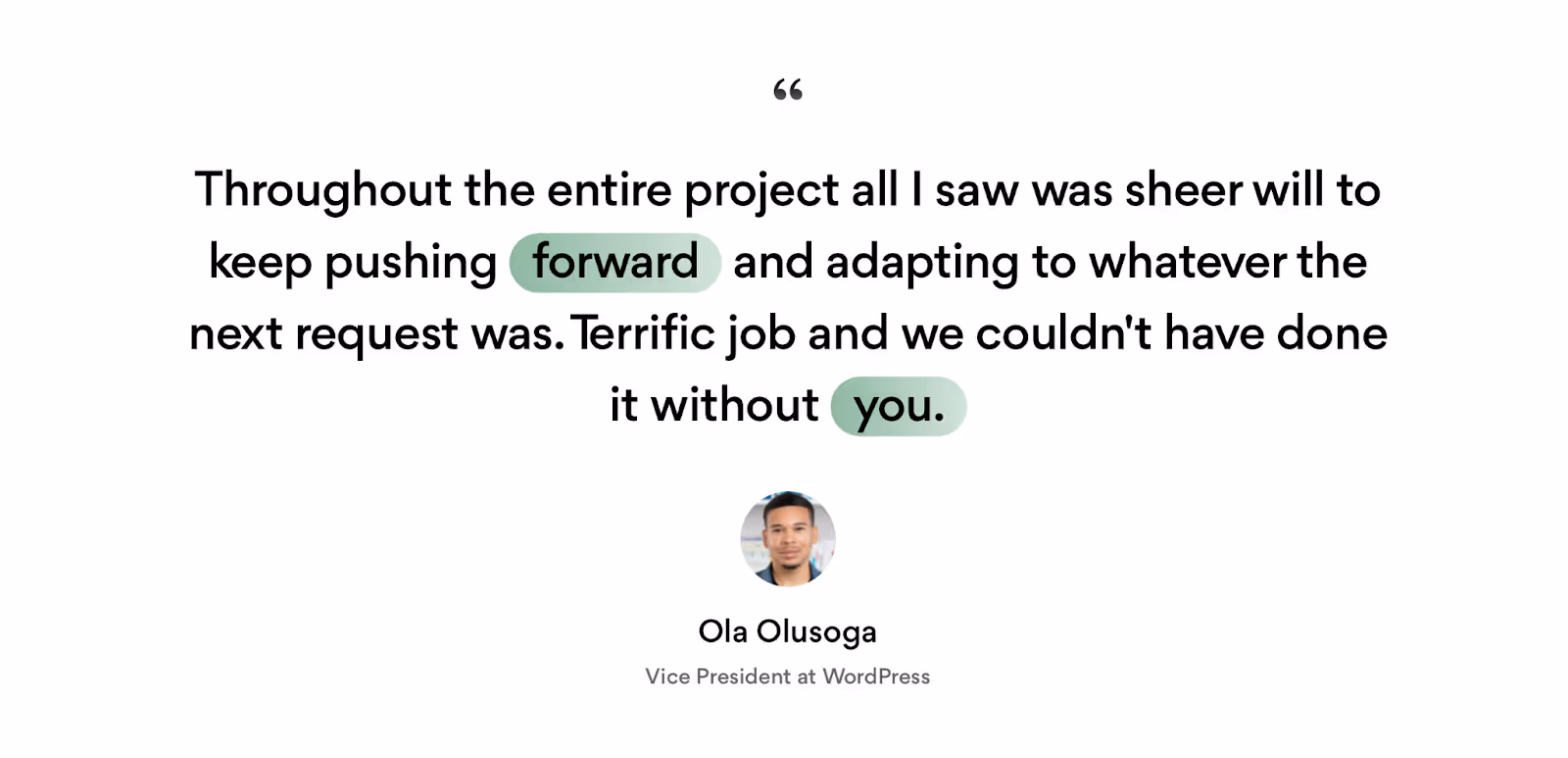 Ola Olusoga comment