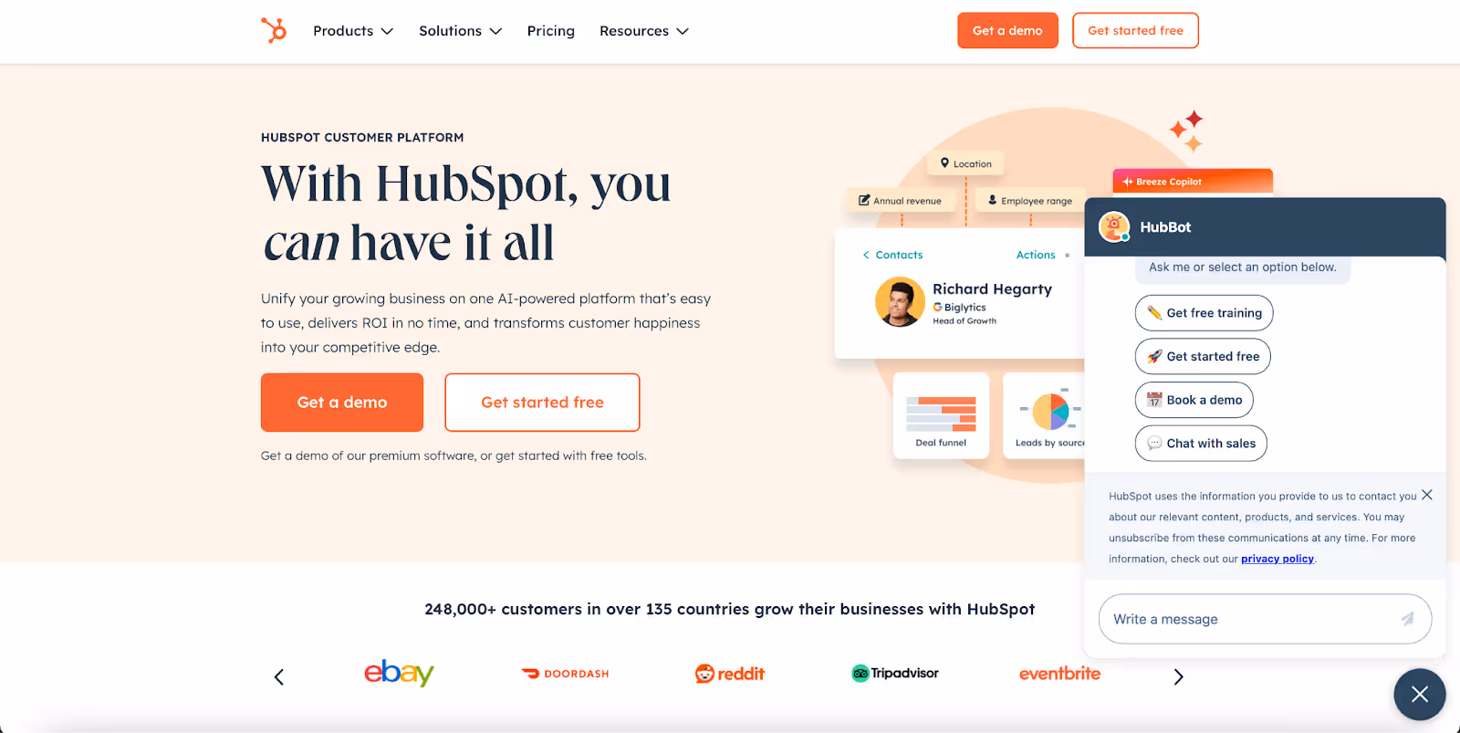HubSpot Site Design Example