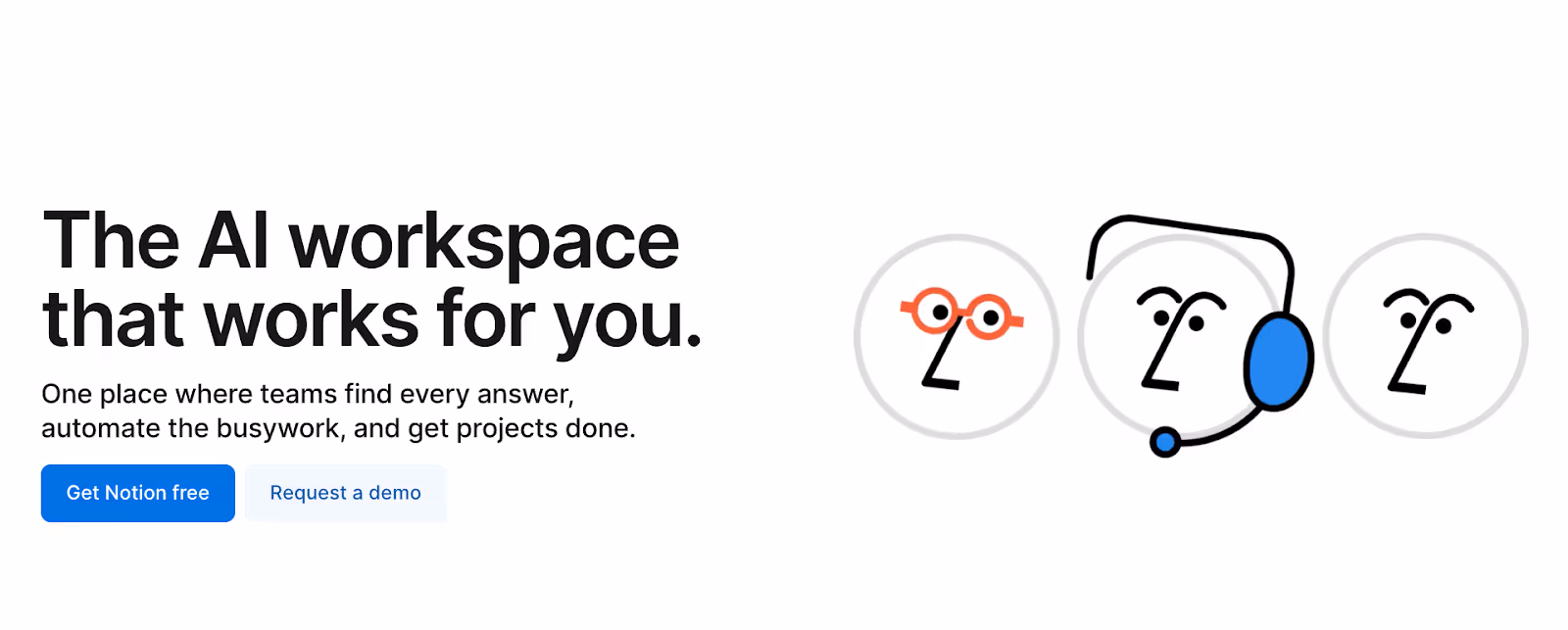 Notion main page screenshot