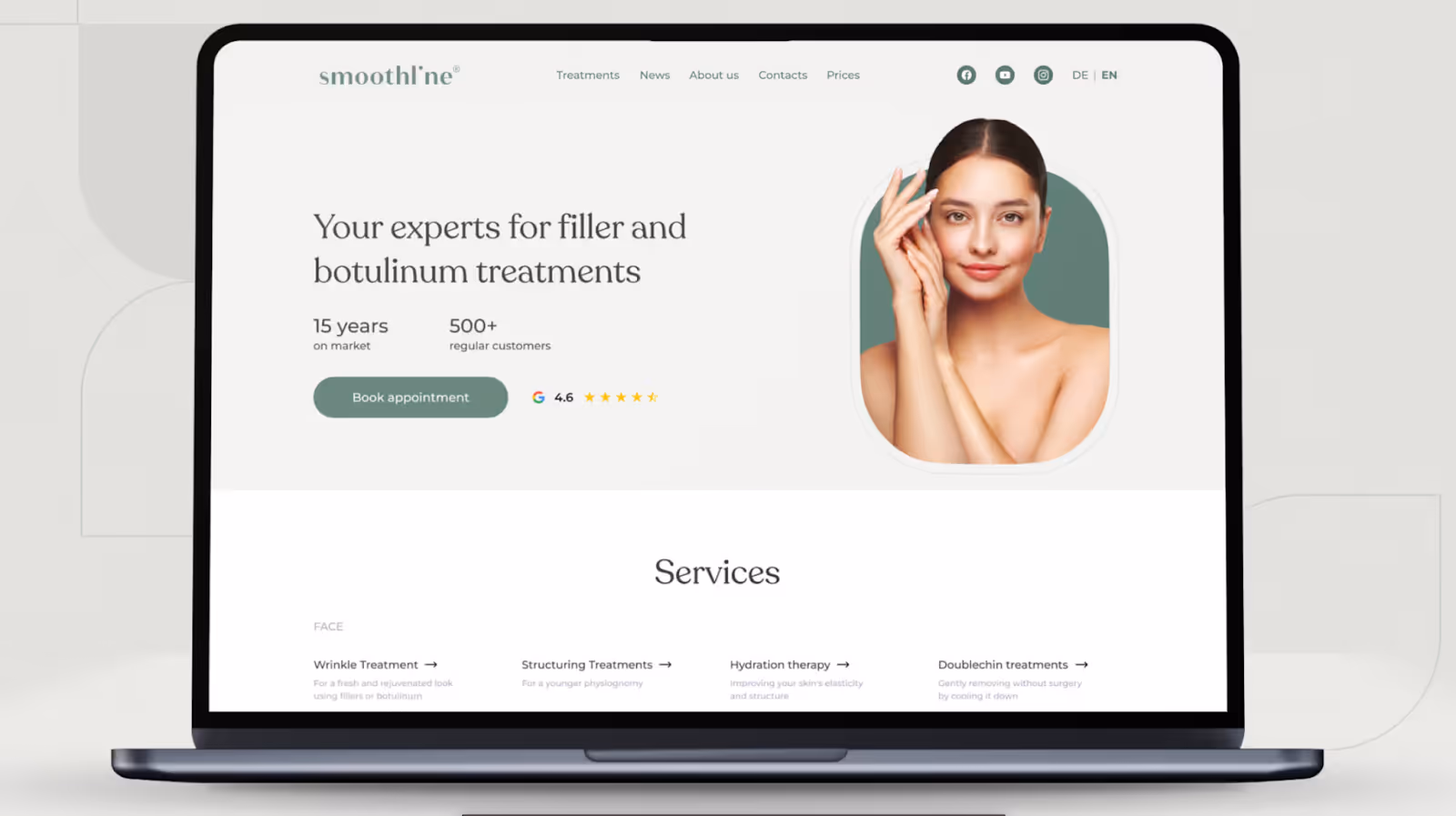 Whitespace and padding example.