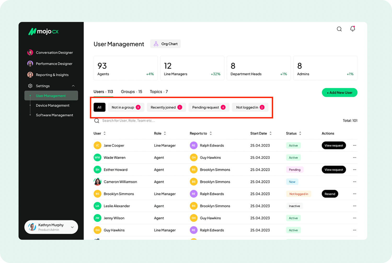 Auto-apply filters without submit button in SaaS UI.