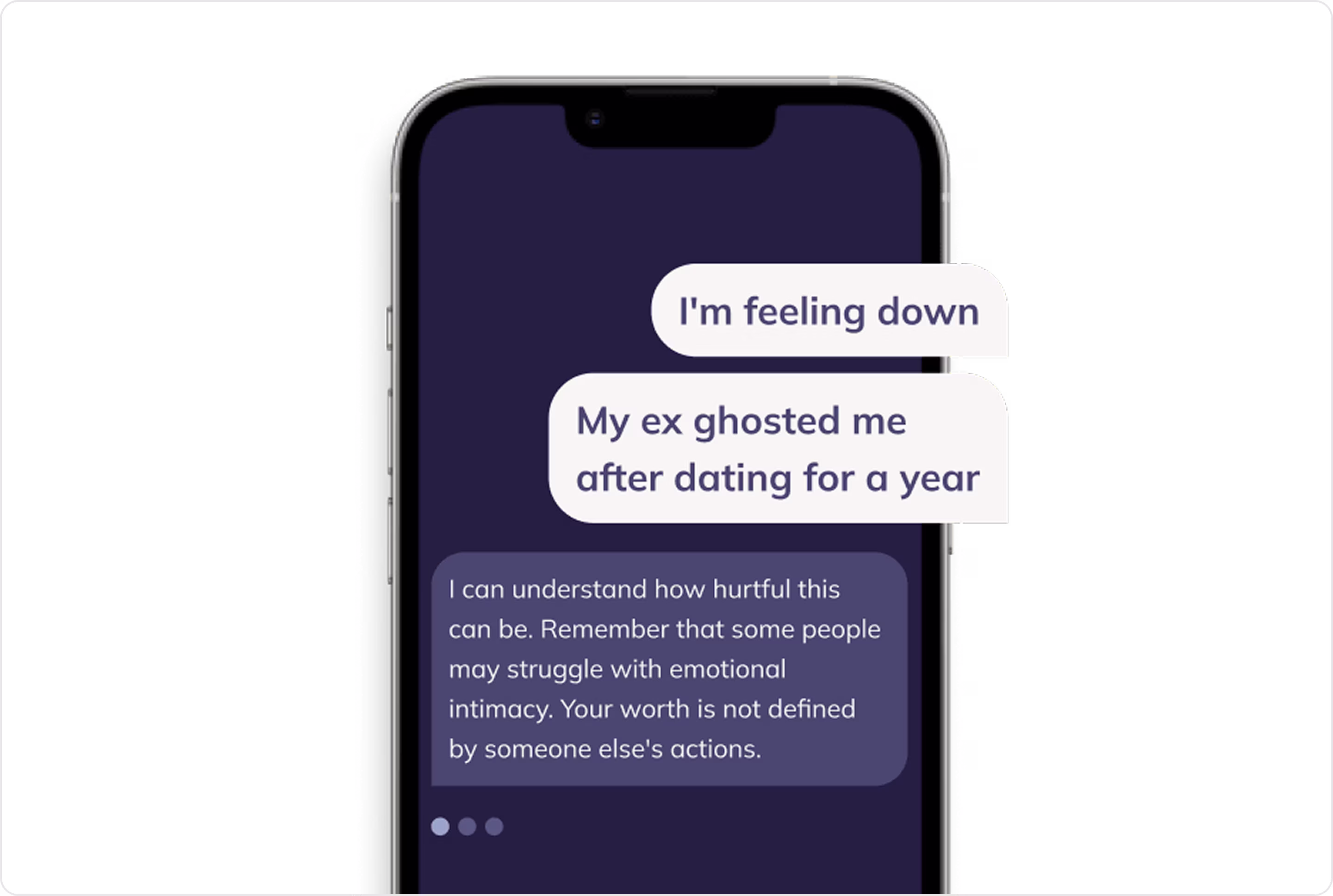 Youper user interface design example