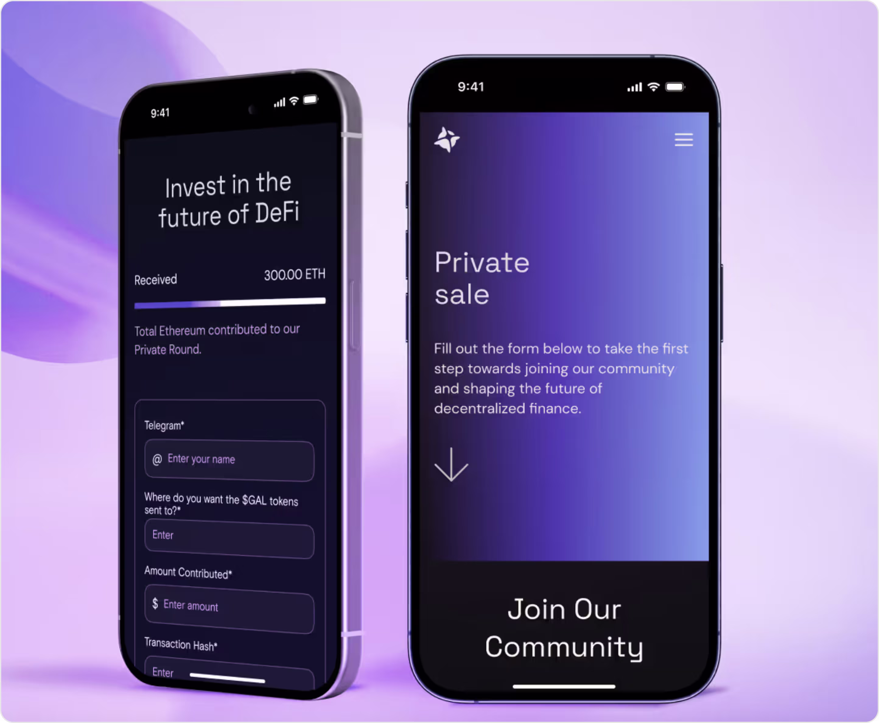 Galaxy payment form