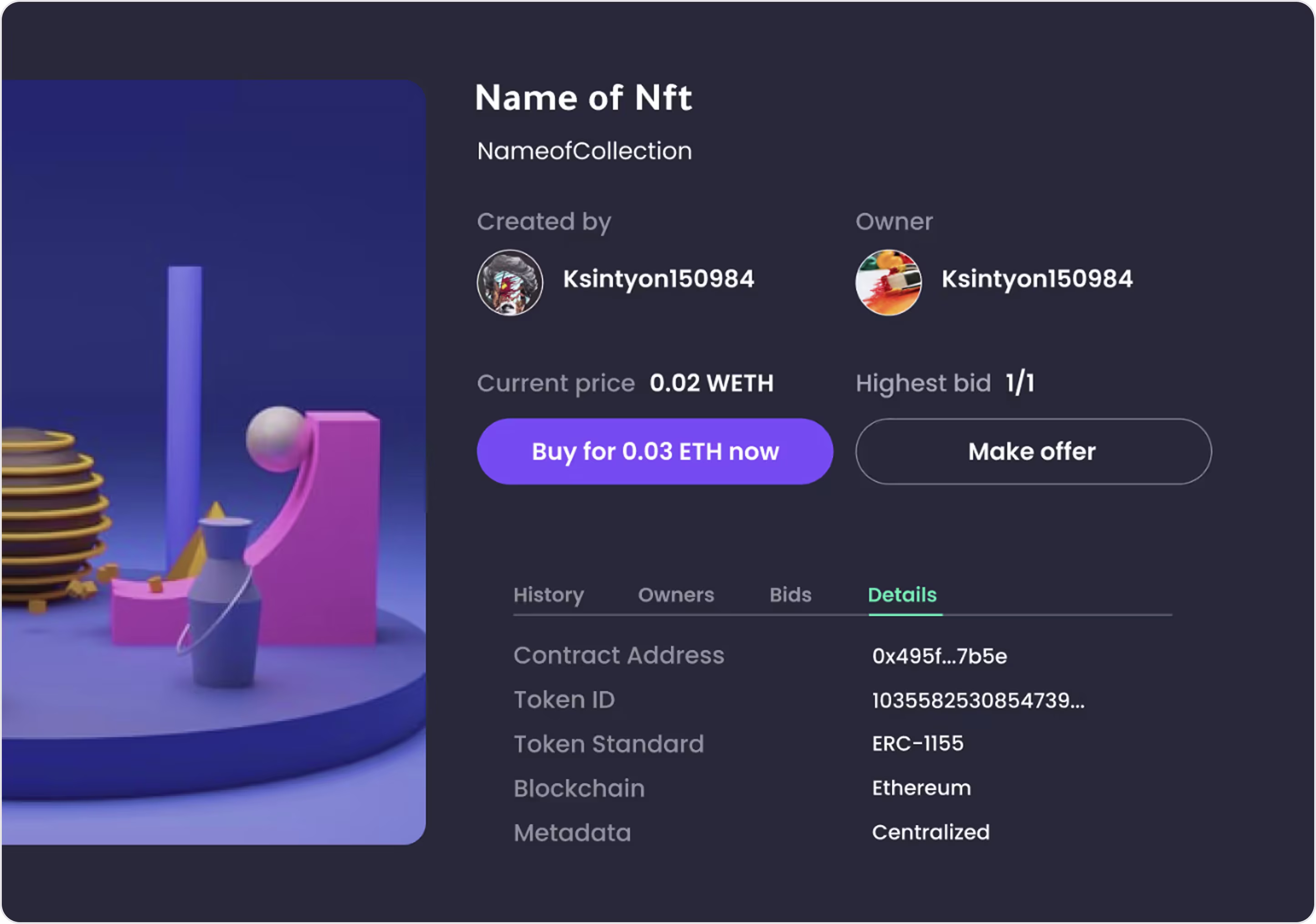 MintySwap checkout form