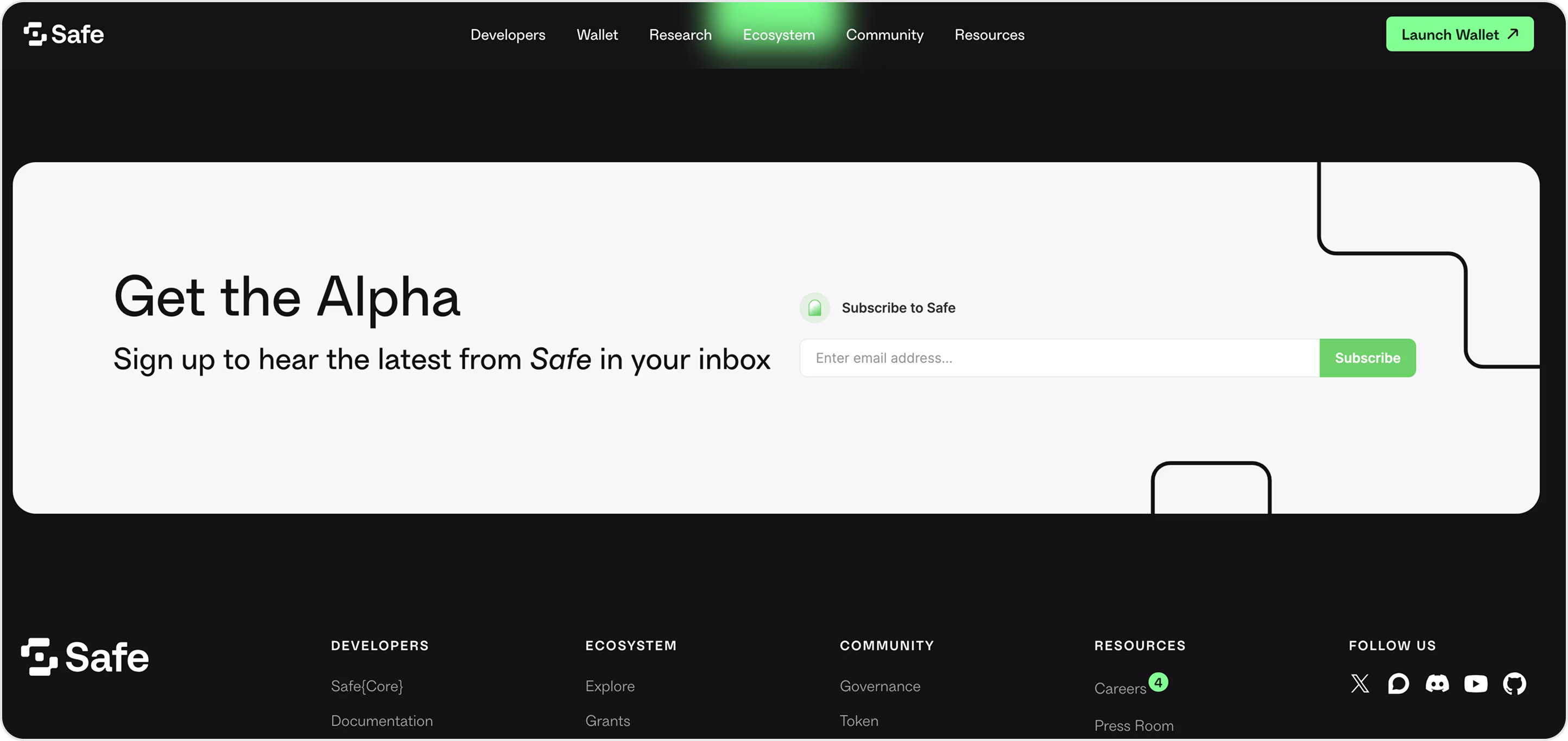 Safe subscription form