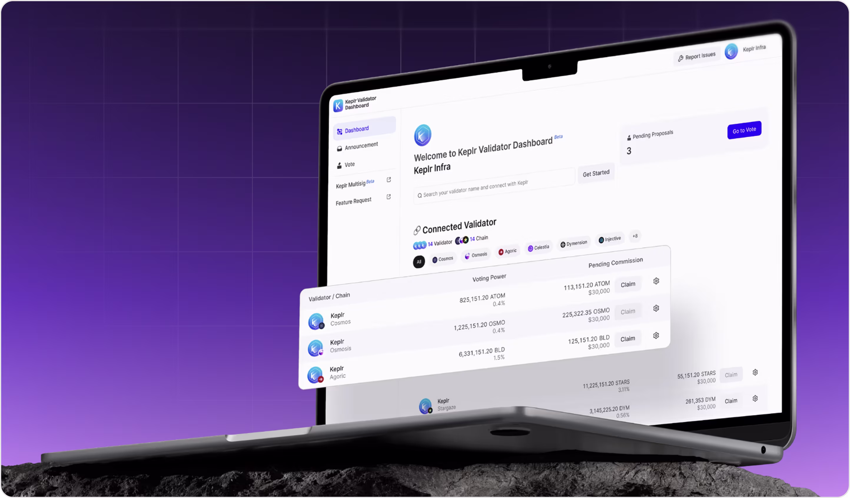 Keplr website design example